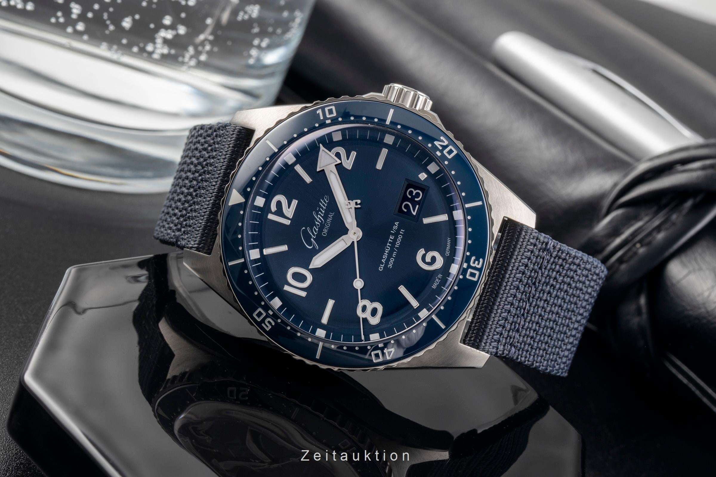 Glashütte Original SeaQ Panoramadatum Automatik Herren Ref. 136-13-02-81-08 B&P [2503237]