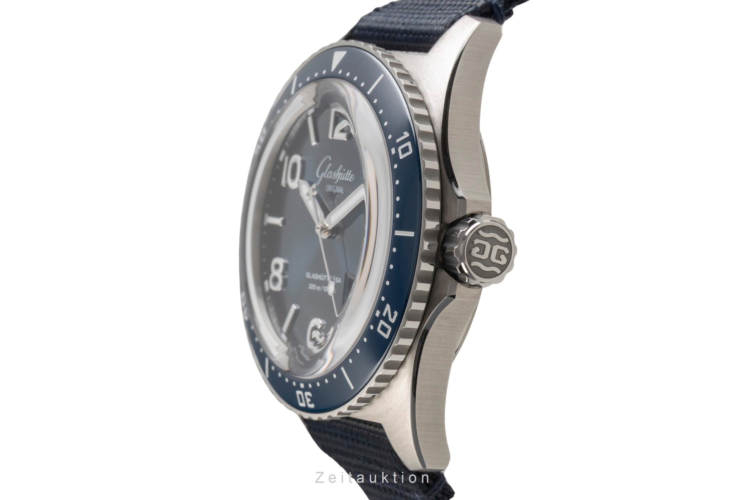 Glashütte Original SeaQ Panoramadatum Automatik Herren Ref. 136-13-02-81-08 B&P [2503237]