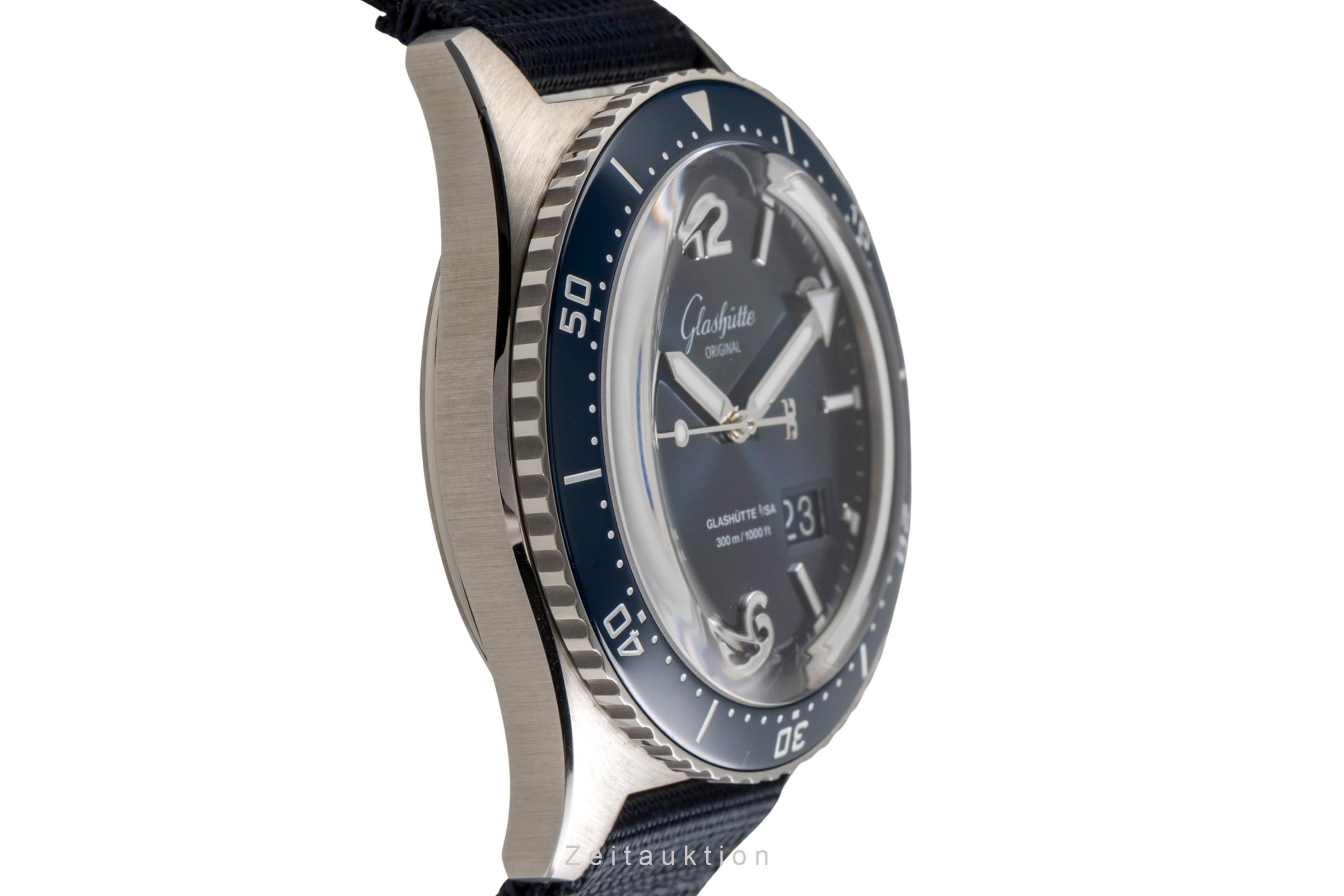 Glashütte Original SeaQ Panoramadatum Automatik Herren Ref. 136-13-02-81-08 B&P [2503237]