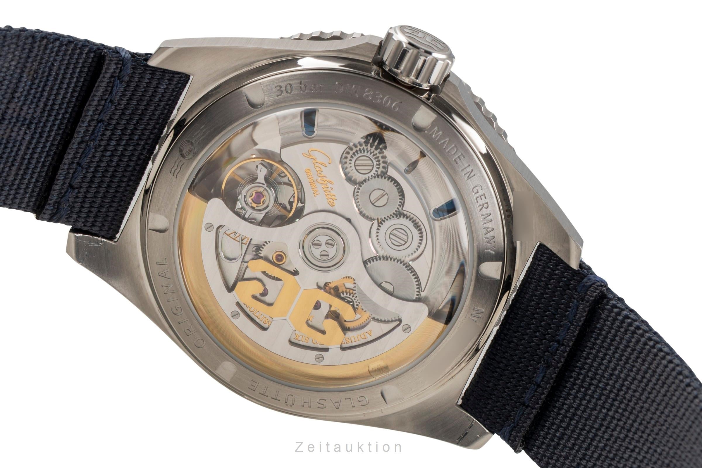 Glashütte Original SeaQ Panoramadatum Automatik Herren Ref. 136-13-02-81-08 B&P [2503237]