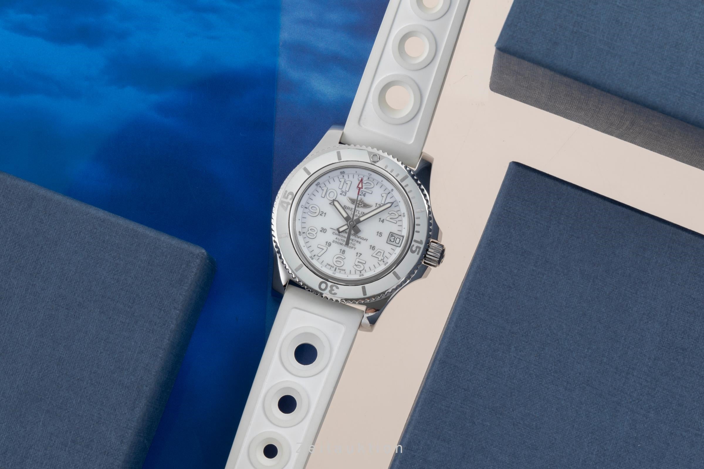 Breitling Superocean acier automatique montre pour hommes A17312D2/A775 LP: 5050EUR  [2503242]