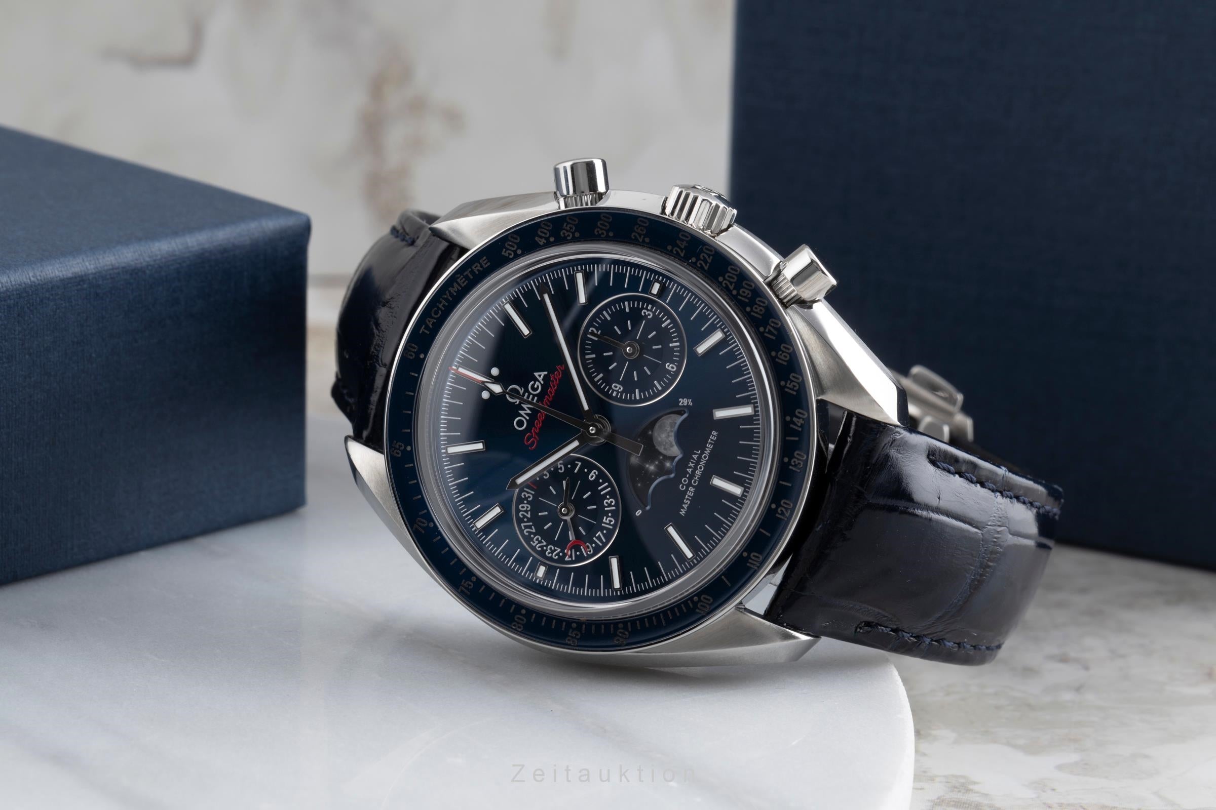 Omega Speedmaster Moonwatch cronógrafo acero automático reloj para caballeros 304.33.44.52.03.001 LP: 12200EUR  [2503243]