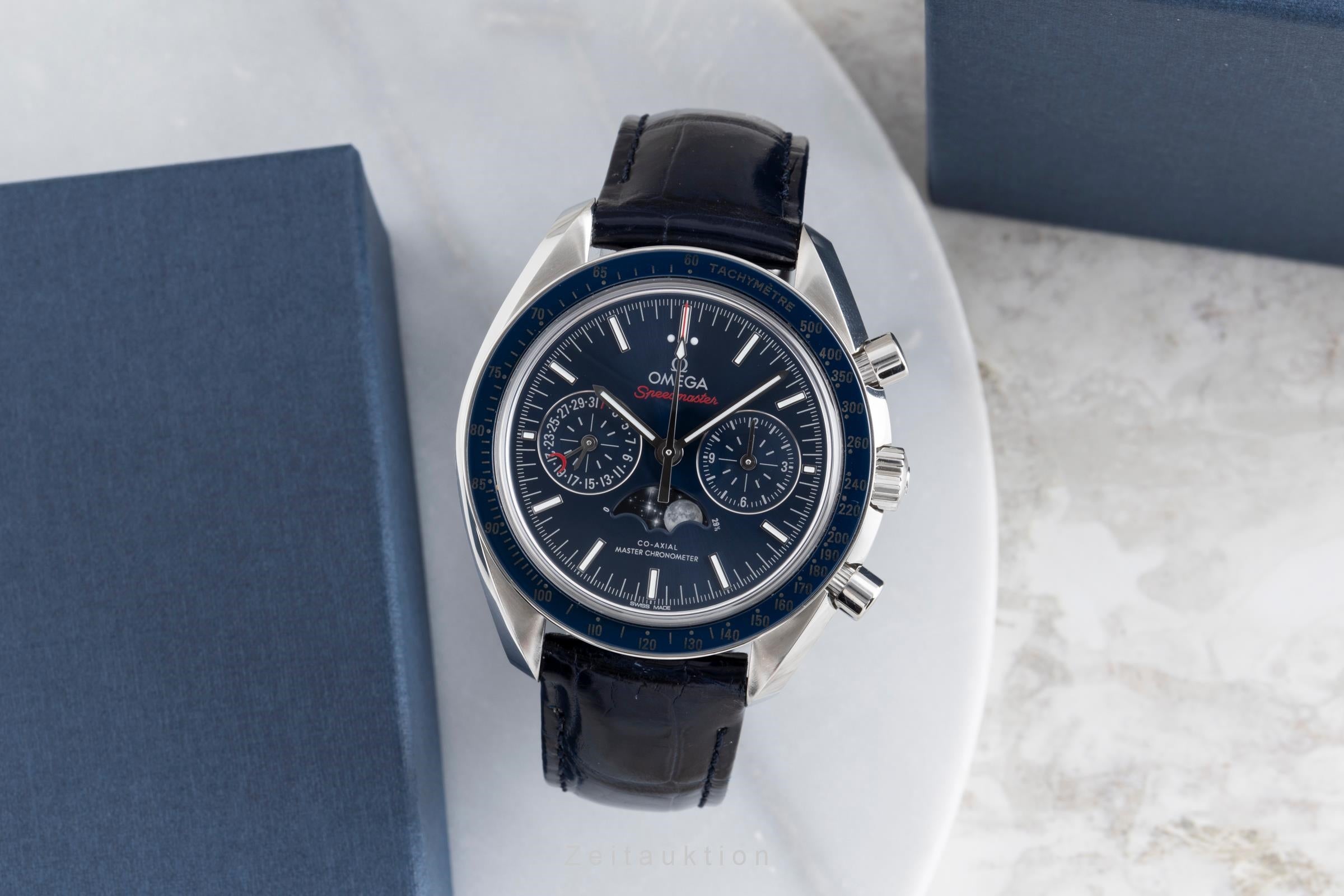 Omega Speedmaster Moonwatch cronógrafo acero automático reloj para caballeros 304.33.44.52.03.001 LP: 12200EUR  [2503243]