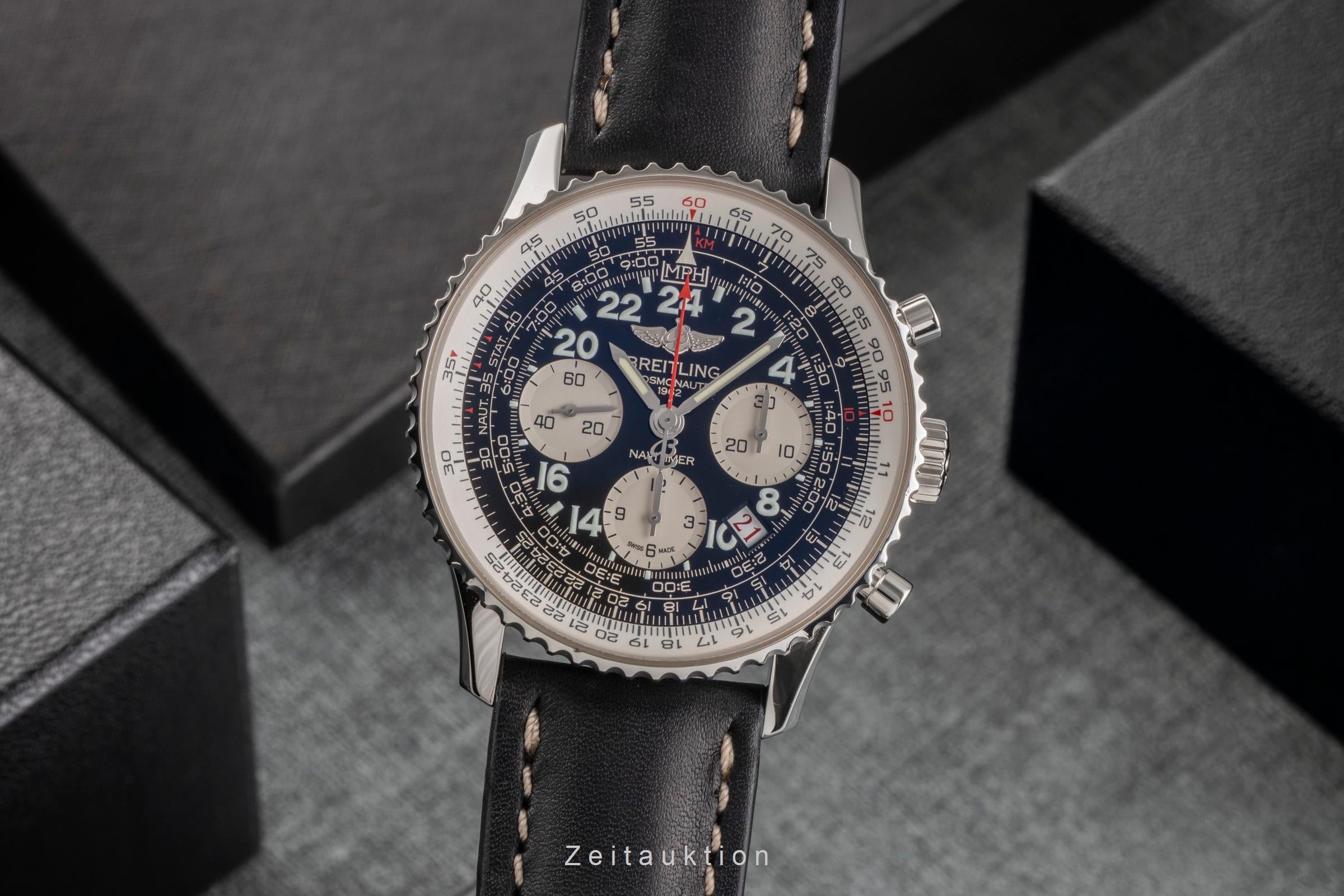 Breitling Navitimer Cosmonaute chronograph steel manual winding men's watch AB021012/BB59 Limited  [2503248]