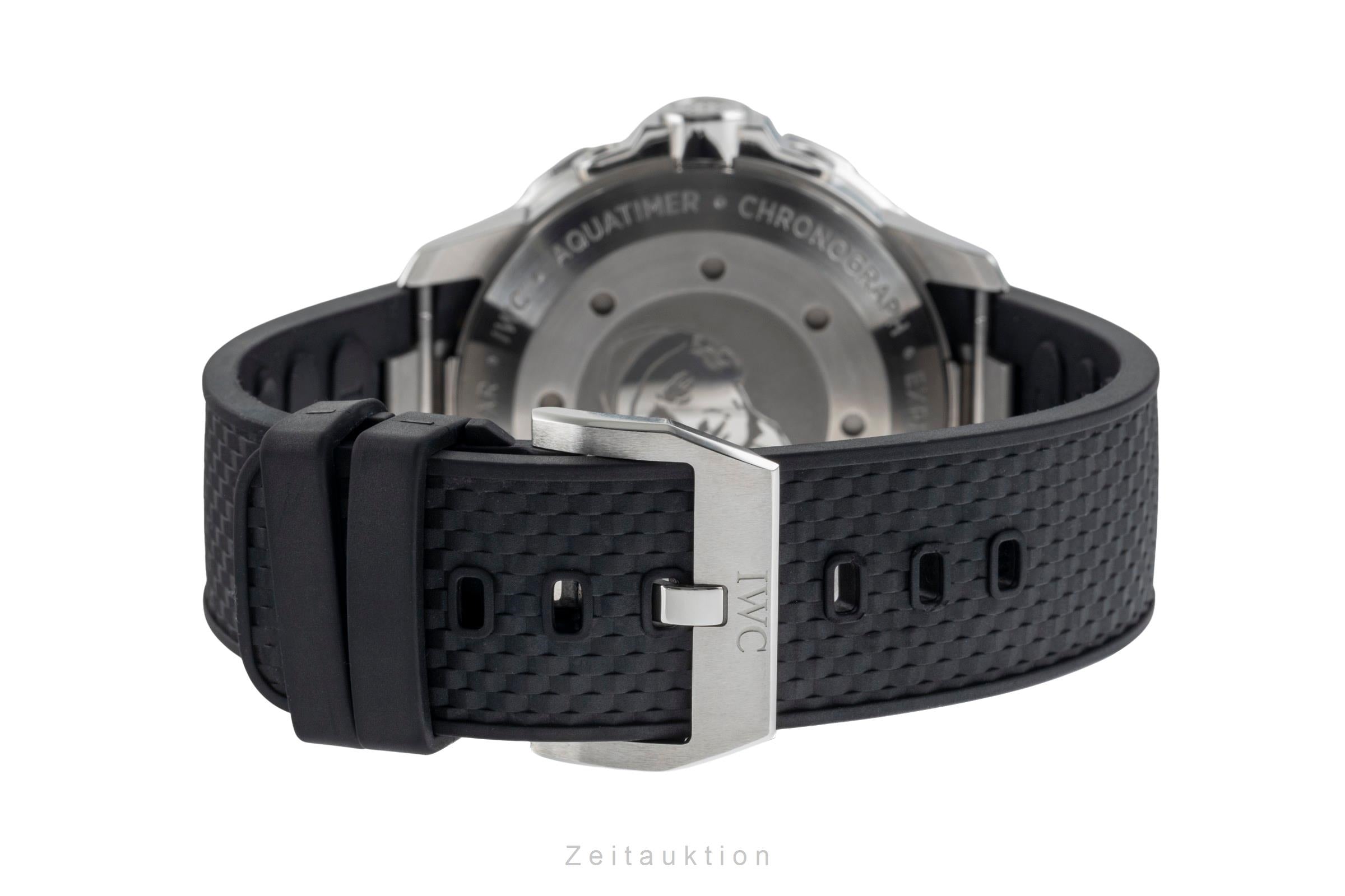 IWC Aquatimer Cousteau Chronograph Stahl Automatik Herrenuhr Ref. IW376805 B&P [2503250]