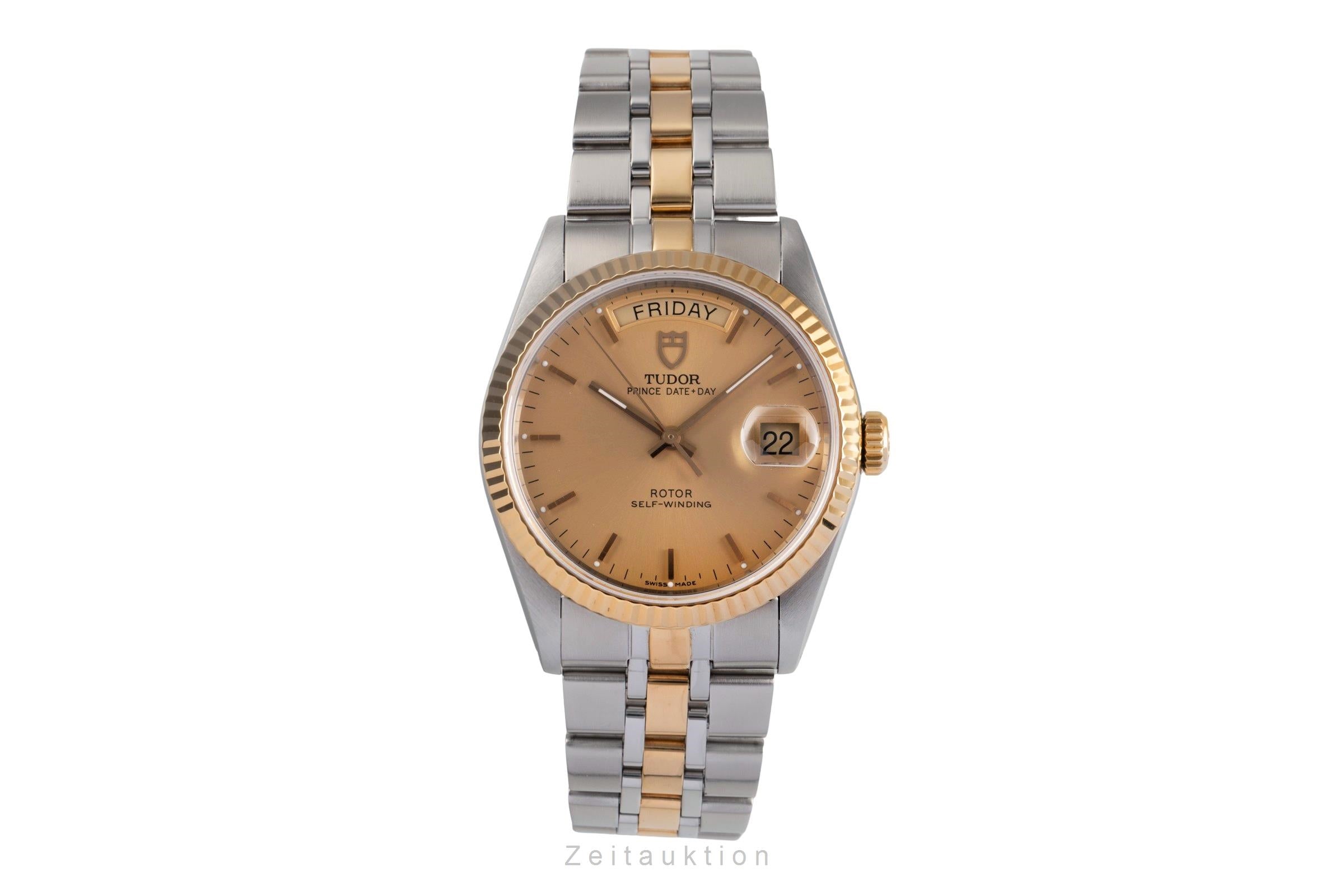 Tudor Date-Day acier / or  automatique montre pour hommes 76213  [2503251]