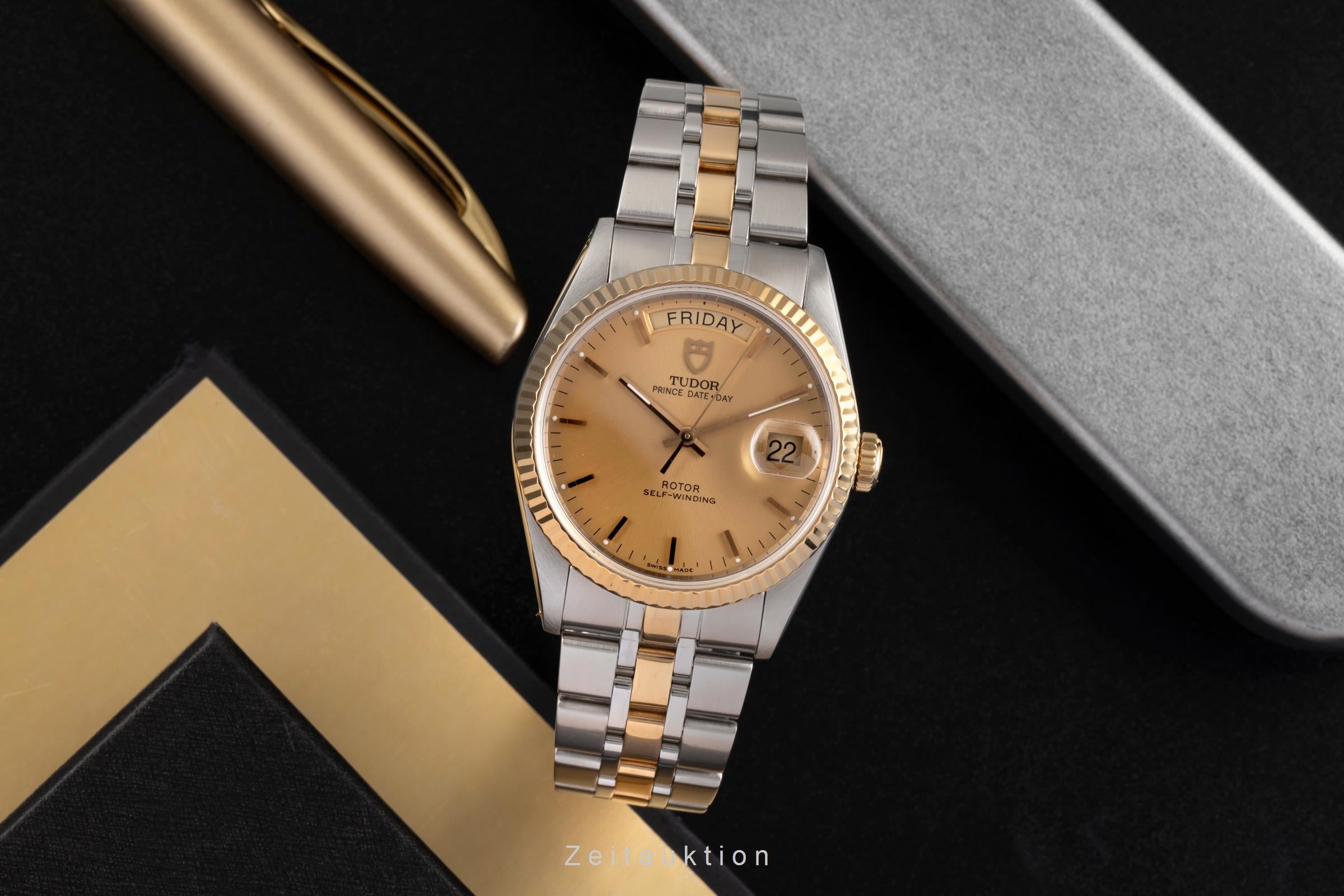 Tudor Date-Day acier / or  automatique montre pour hommes 76213  [2503251]