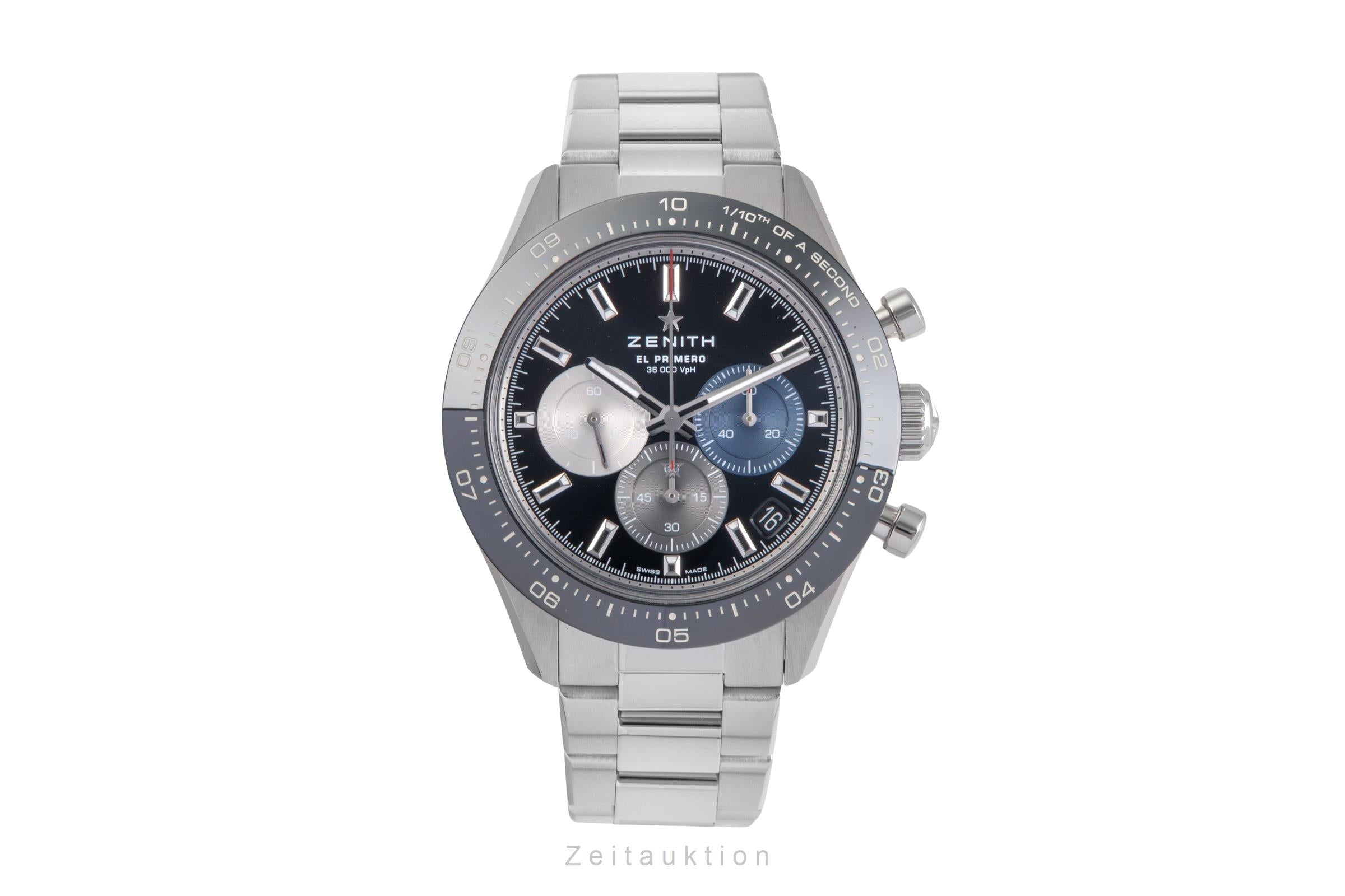 Zenith Chronomaster chronographe acier automatique montre pour hommes 03.3100.3600/21.M3100	 LP: 11800EUR  [2503253]