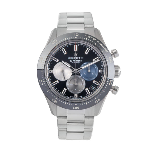 Zenith Chronomaster chronographe acier automatique montre pour hommes 03.3100.3600/21.M3100	 LP: 11800EUR  [2503253]
