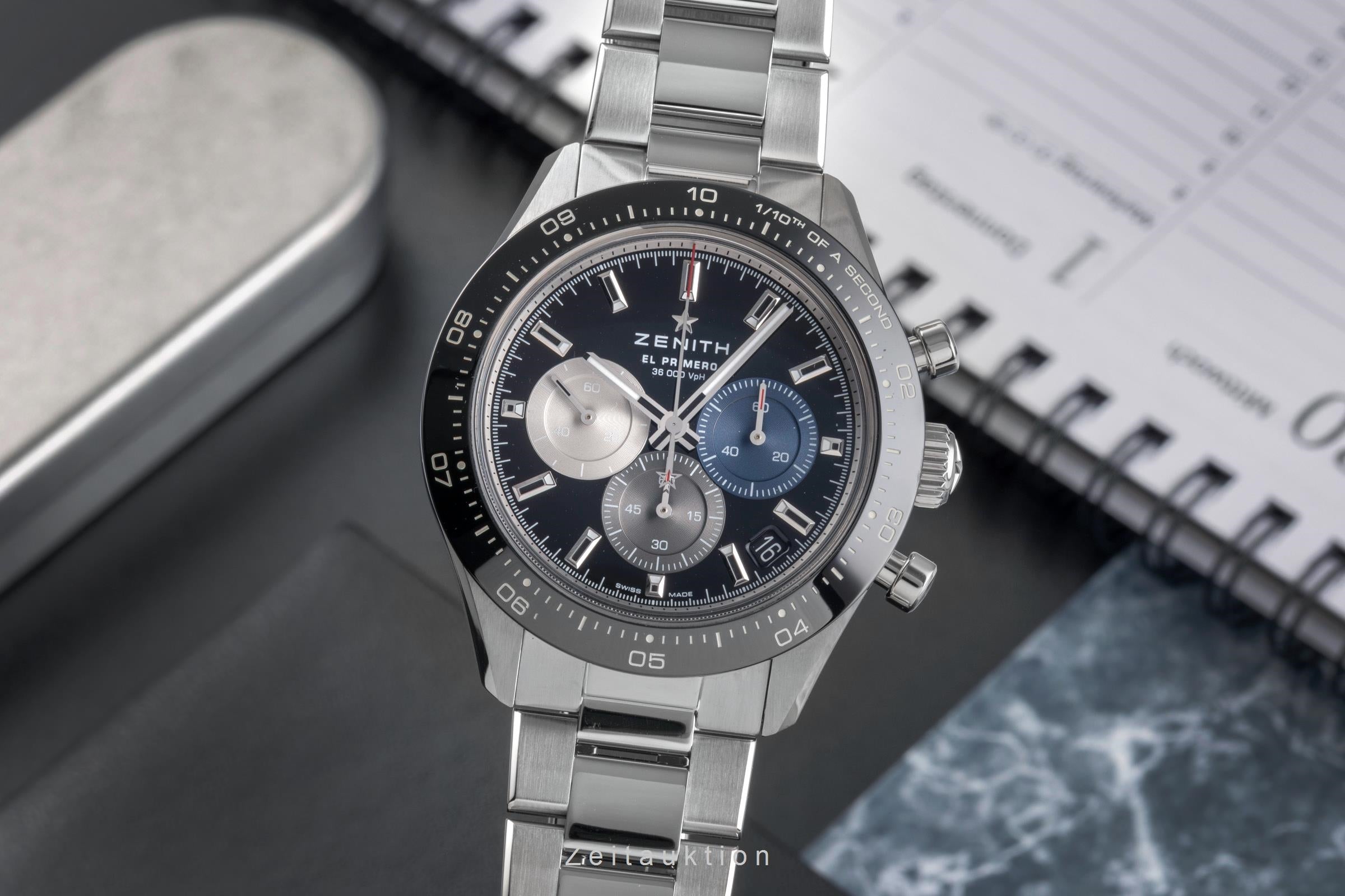 Zenith Chronomaster cronógrafo acero automático Kal. 3600 Ref