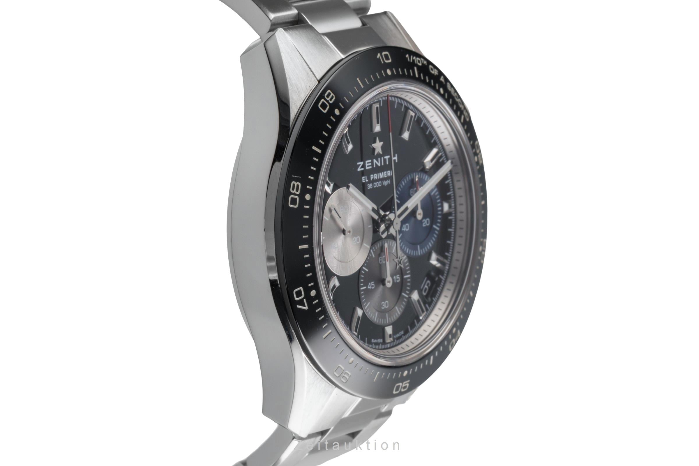 Zenith Chronomaster chronographe acier automatique montre pour hommes 03.3100.3600/21.M3100	 LP: 11800EUR  [2503253]