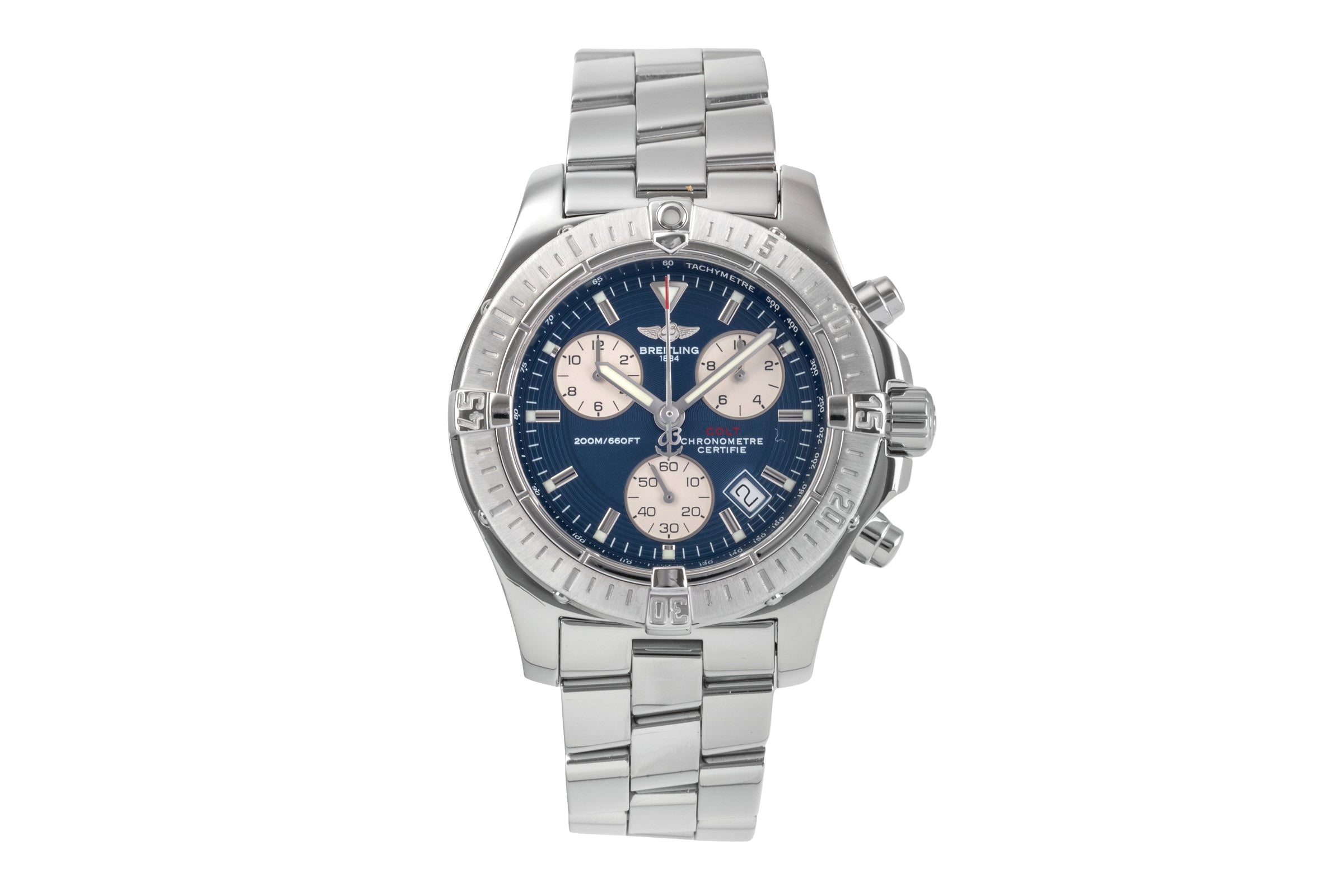 Breitling Colt Chronograph  cronógrafo acero cuarzo reloj para caballeros A73380  [2503257]