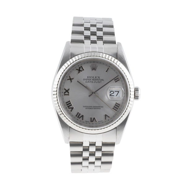 Rolex Datejust acero / oro blanco automático reloj para caballeros 16234  [2503260]
