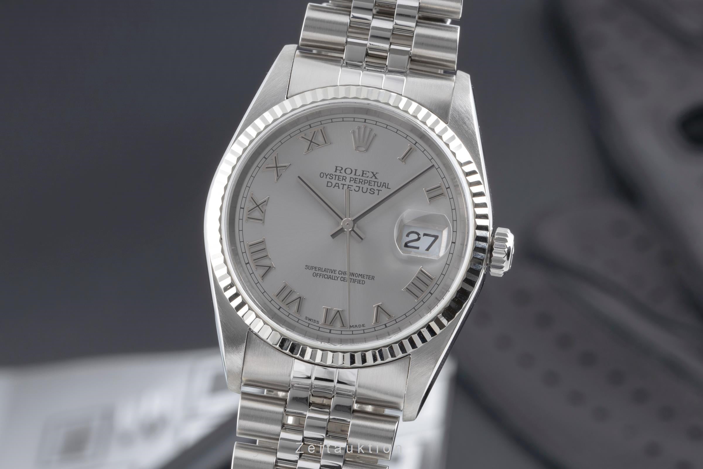 Rolex Datejust acero / oro blanco automático reloj para caballeros 16234  [2503260]