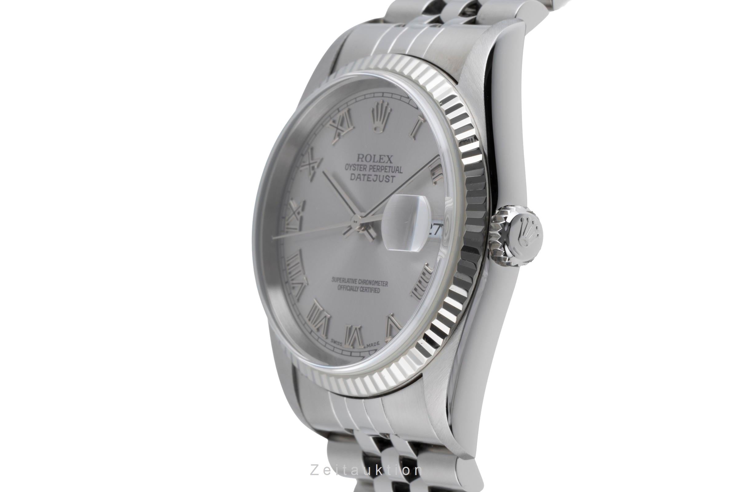 Rolex Datejust acero / oro blanco automático reloj para caballeros 16234  [2503260]