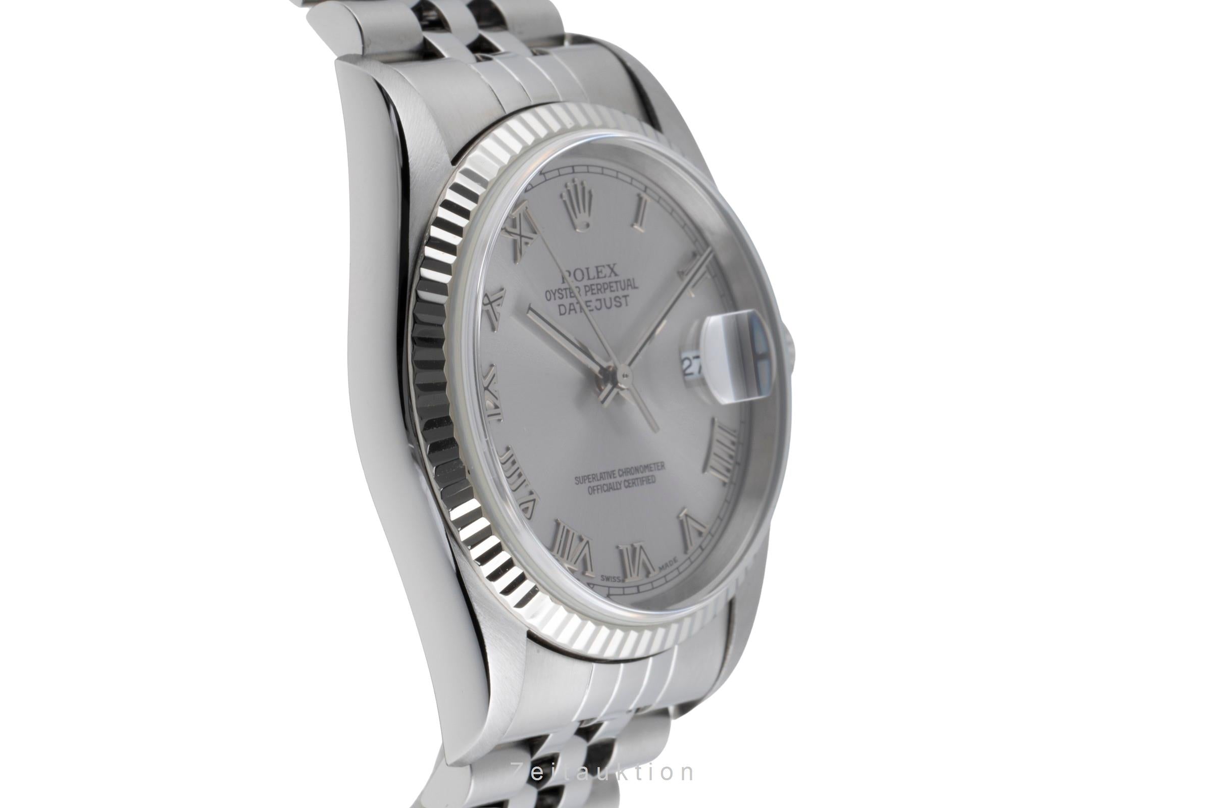 Rolex Datejust acero / oro blanco automático reloj para caballeros 16234  [2503260]