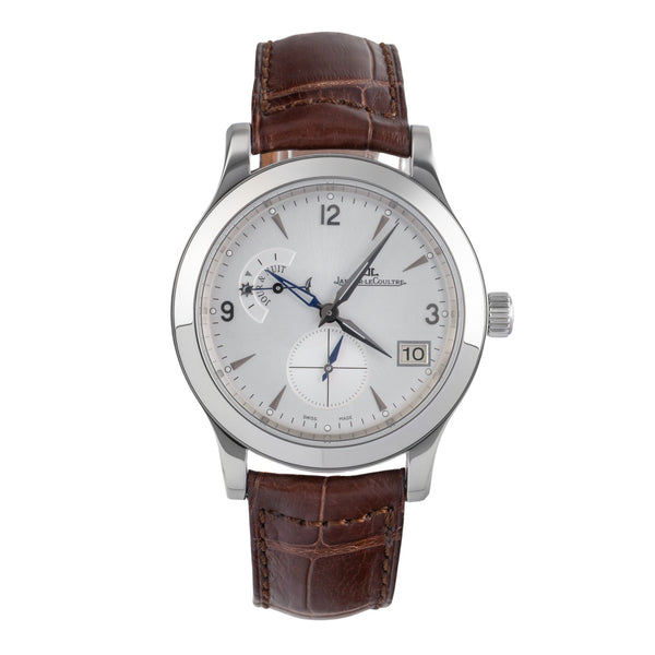 Jaeger LeCoultre Master Hometime steel automatic men's watch Q1628420 , 147.8.05.S  [2503262]