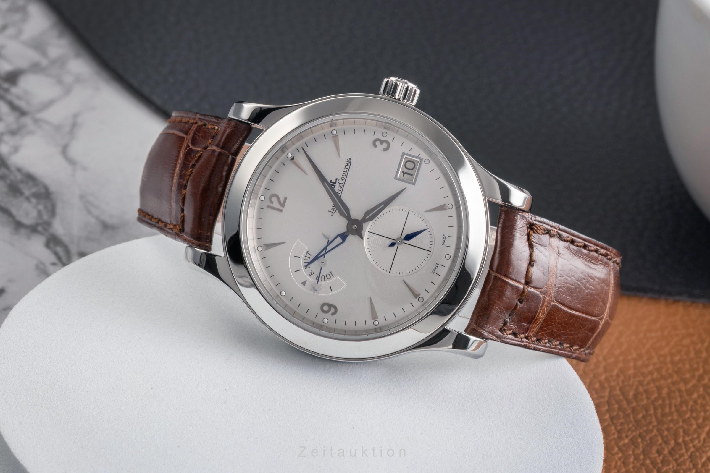 Jaeger LeCoultre Master Hometime steel automatic men's watch Q1628420 , 147.8.05.S  [2503262]