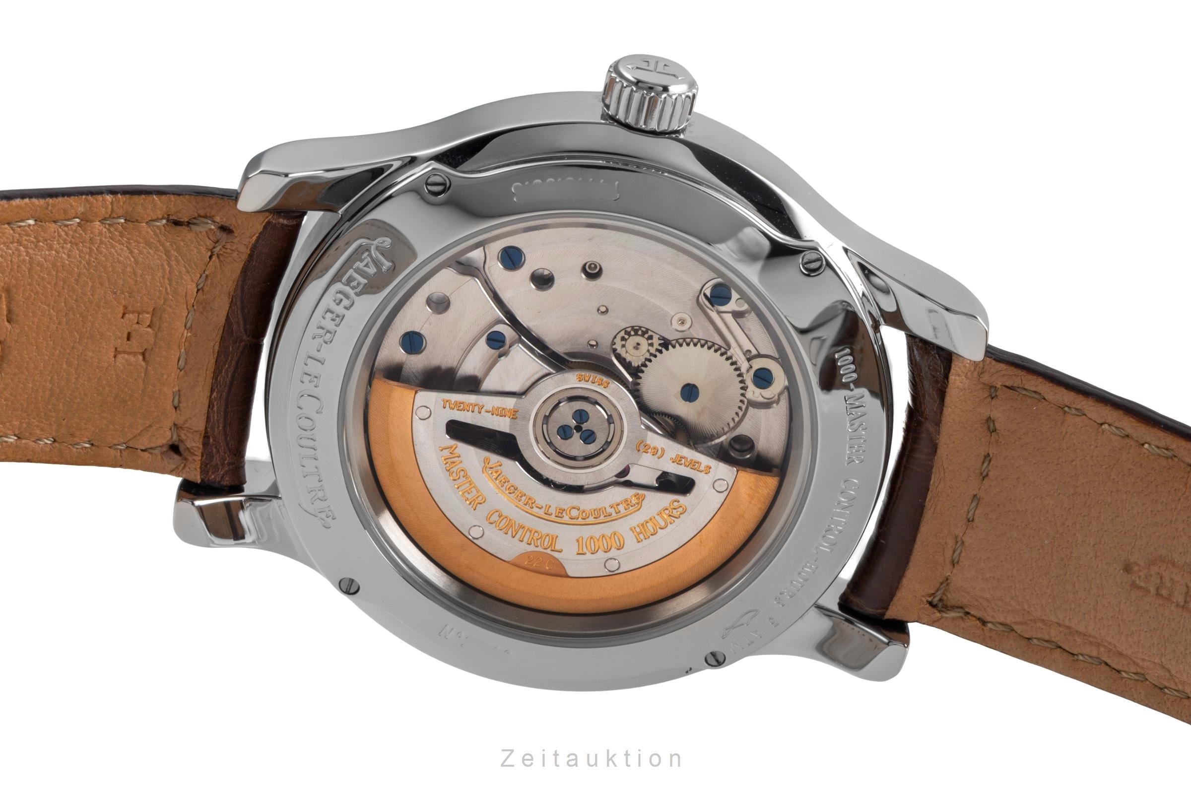 Jaeger LeCoultre Master Hometime steel automatic men's watch Q1628420 , 147.8.05.S  [2503262]