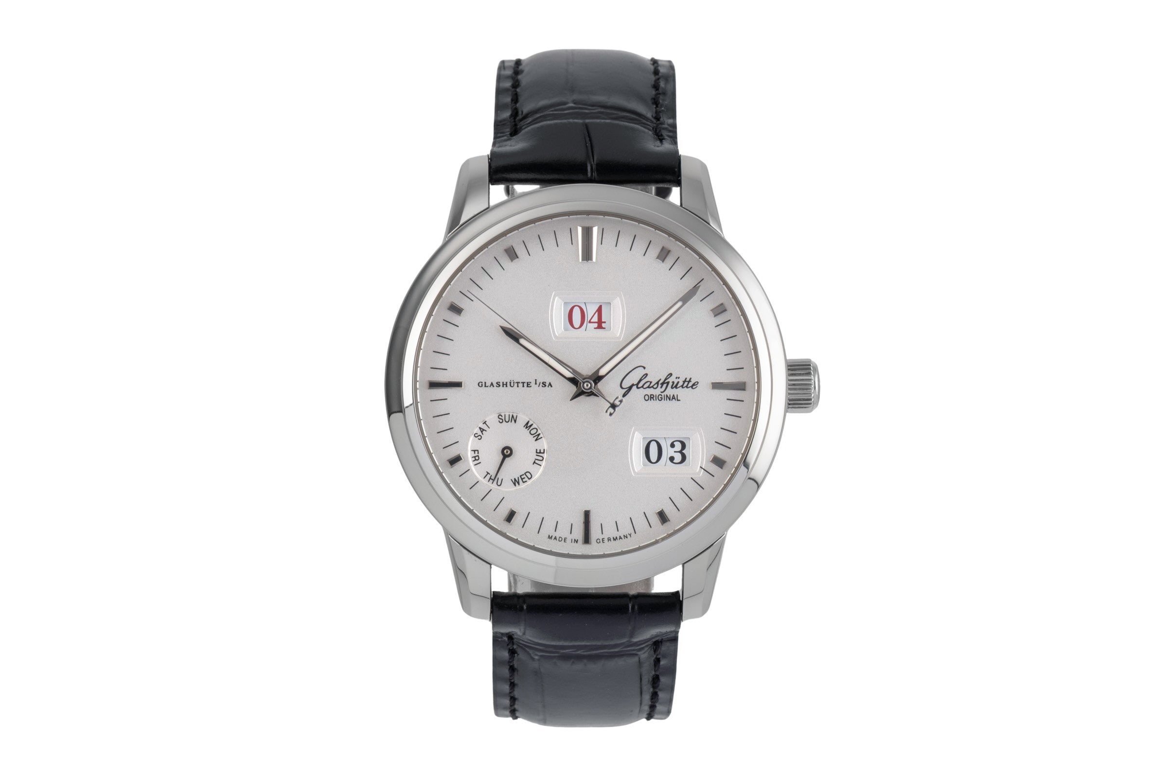 Glashütte Senator steel automatic men's watch 100-05-13-02-04  [2503266]