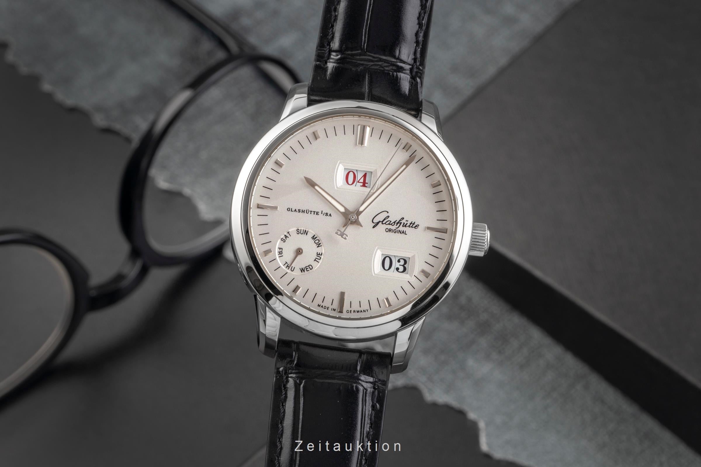 Glashütte Senator steel automatic men's watch 100-05-13-02-04  [2503266]