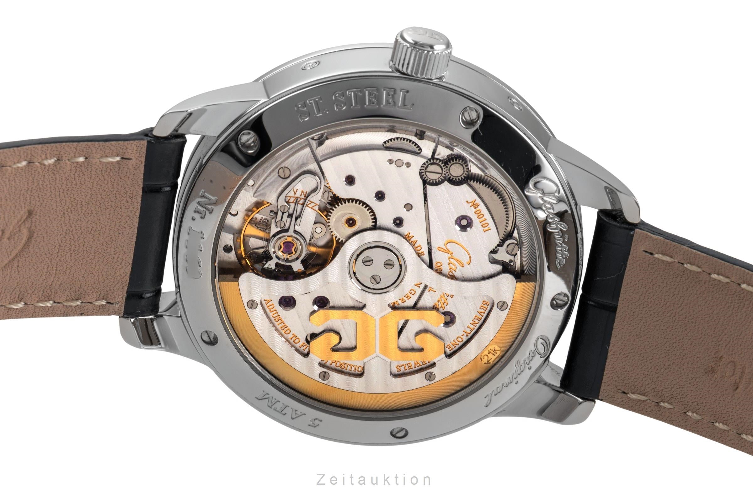 Glashütte Senator steel automatic men's watch 100-05-13-02-04  [2503266]