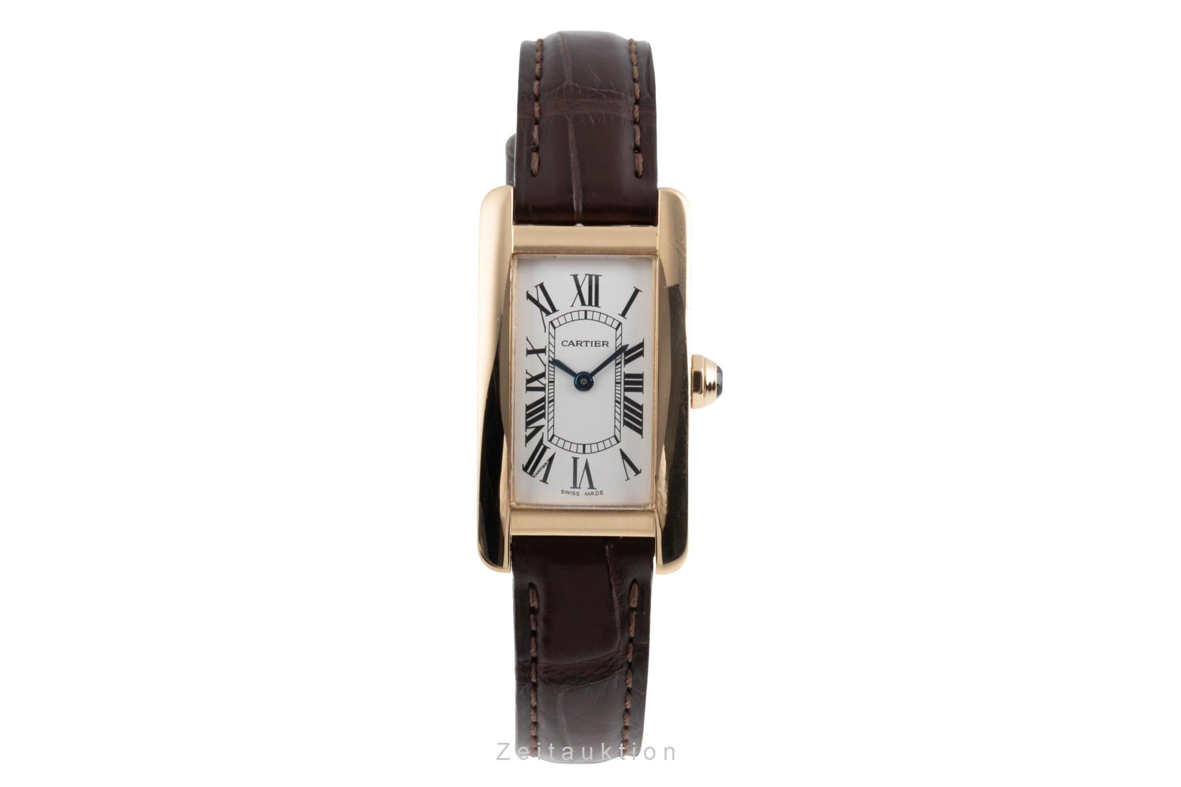 Cartier Tank Américaine or 18 ct quartz montre pour femmes W2601556 LP: 8300EUR  [2503267]