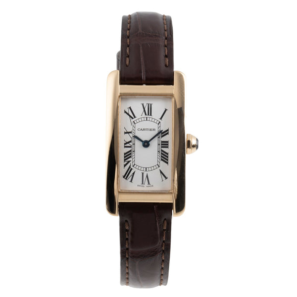 Cartier Tank Américaine or 18 ct quartz montre pour femmes W2601556 LP: 8300EUR  [2503267]