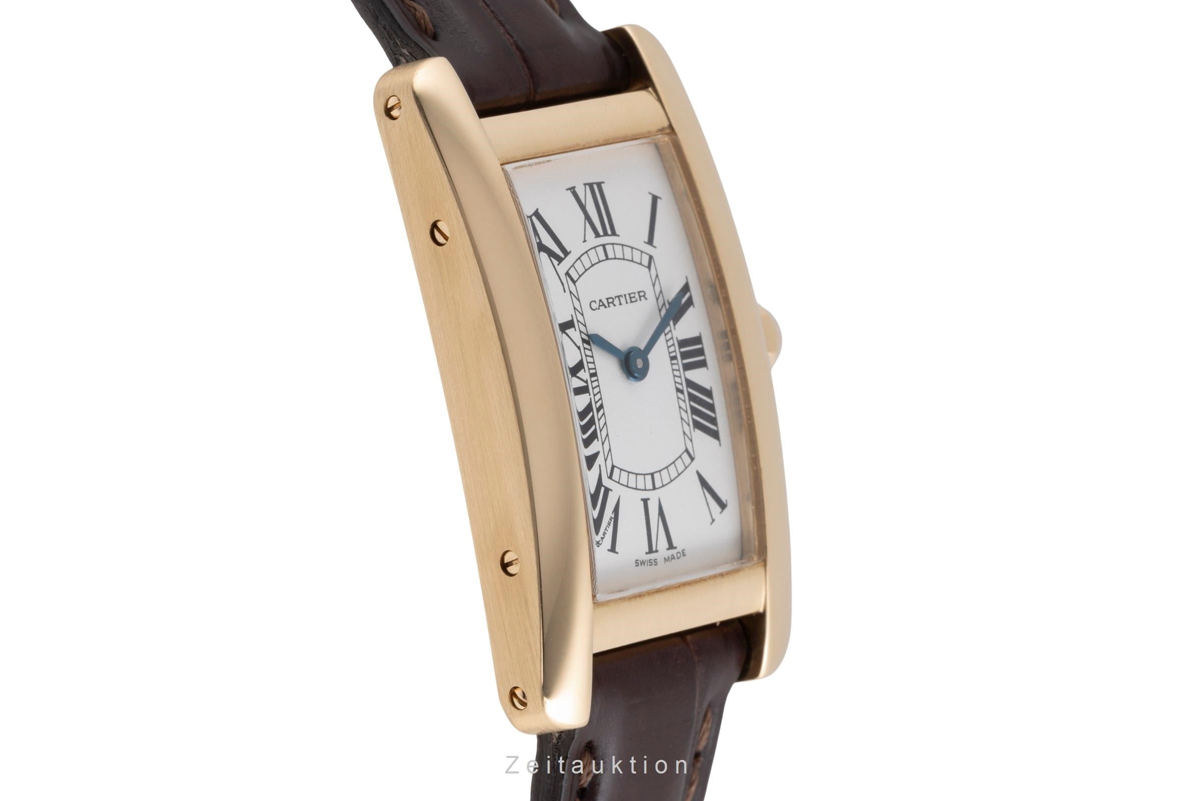 Cartier Tank Américaine or 18 ct quartz montre pour femmes W2601556 LP: 8300EUR  [2503267]