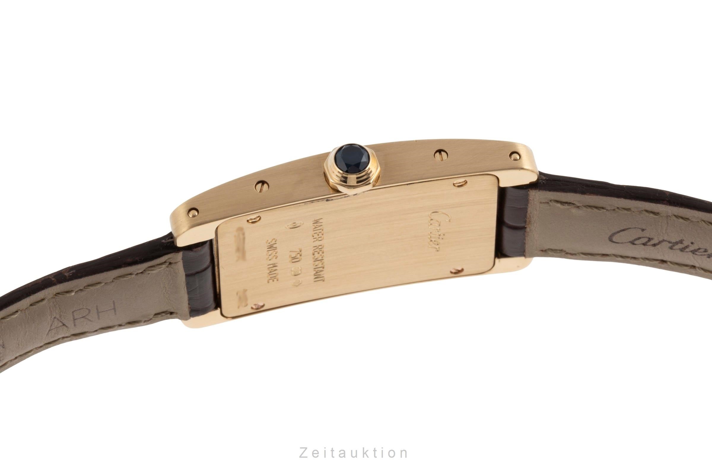 Cartier Tank Américaine or 18 ct quartz montre pour femmes W2601556 LP: 8300EUR  [2503267]