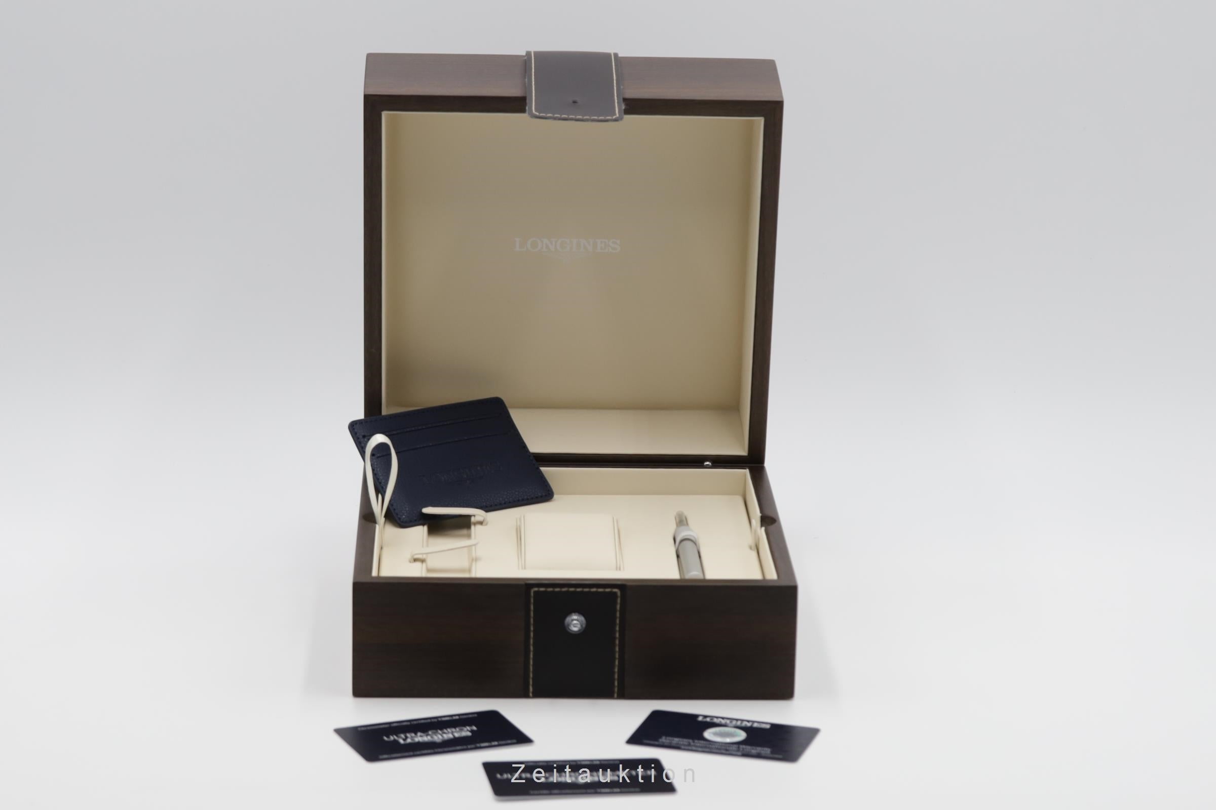 Longines Ultra Chron acier automatique montre pour hommes L2.836.4.52.9 LP: 4000EUR  [2503271]