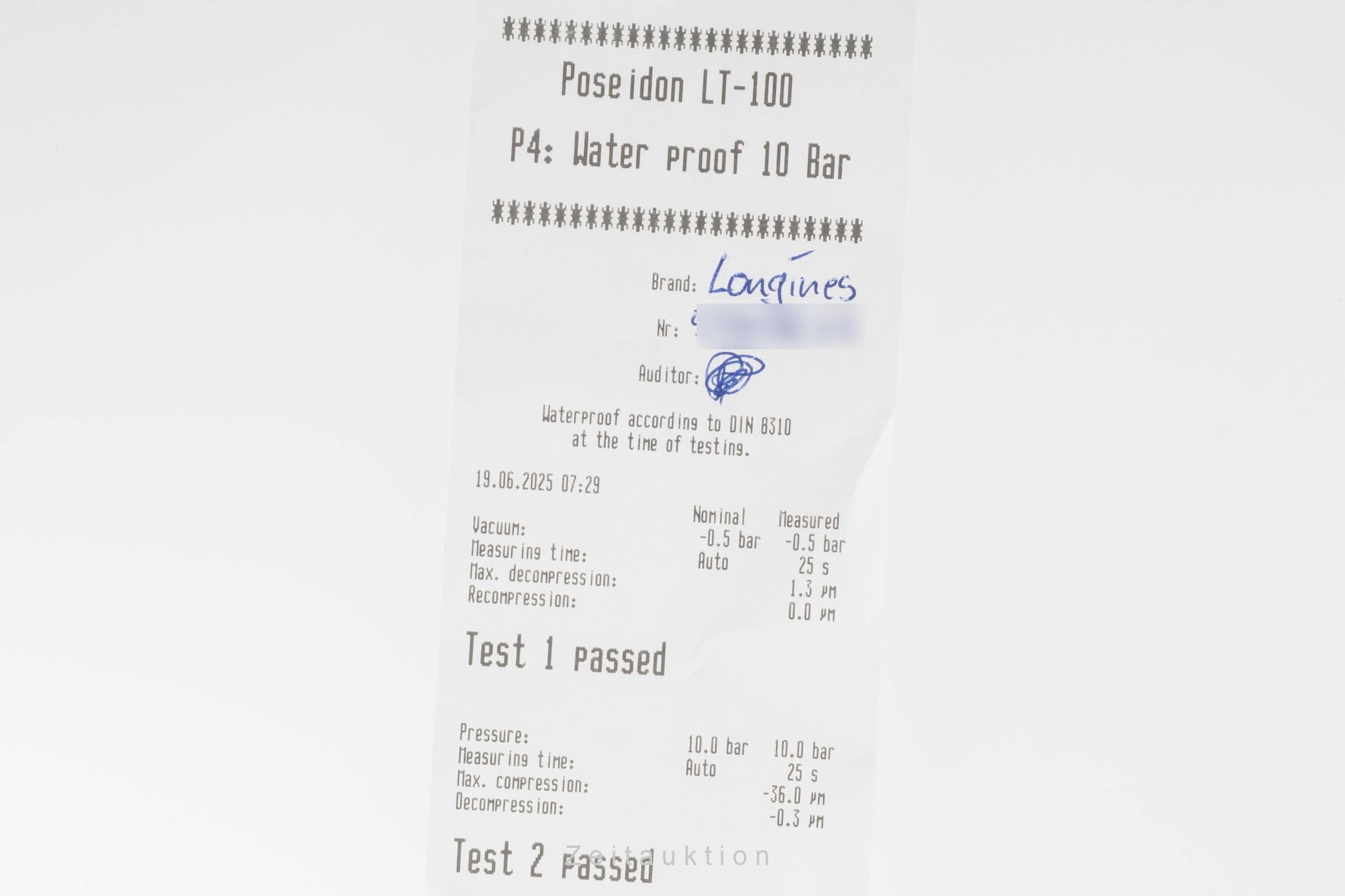 Longines Ultra Chron acier automatique montre pour hommes L2.836.4.52.9 LP: 4000EUR  [2503271]