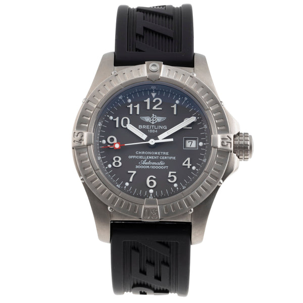 Breitling Avenger Seawolf titanio automático reloj para caballeros E17370  [2503275]