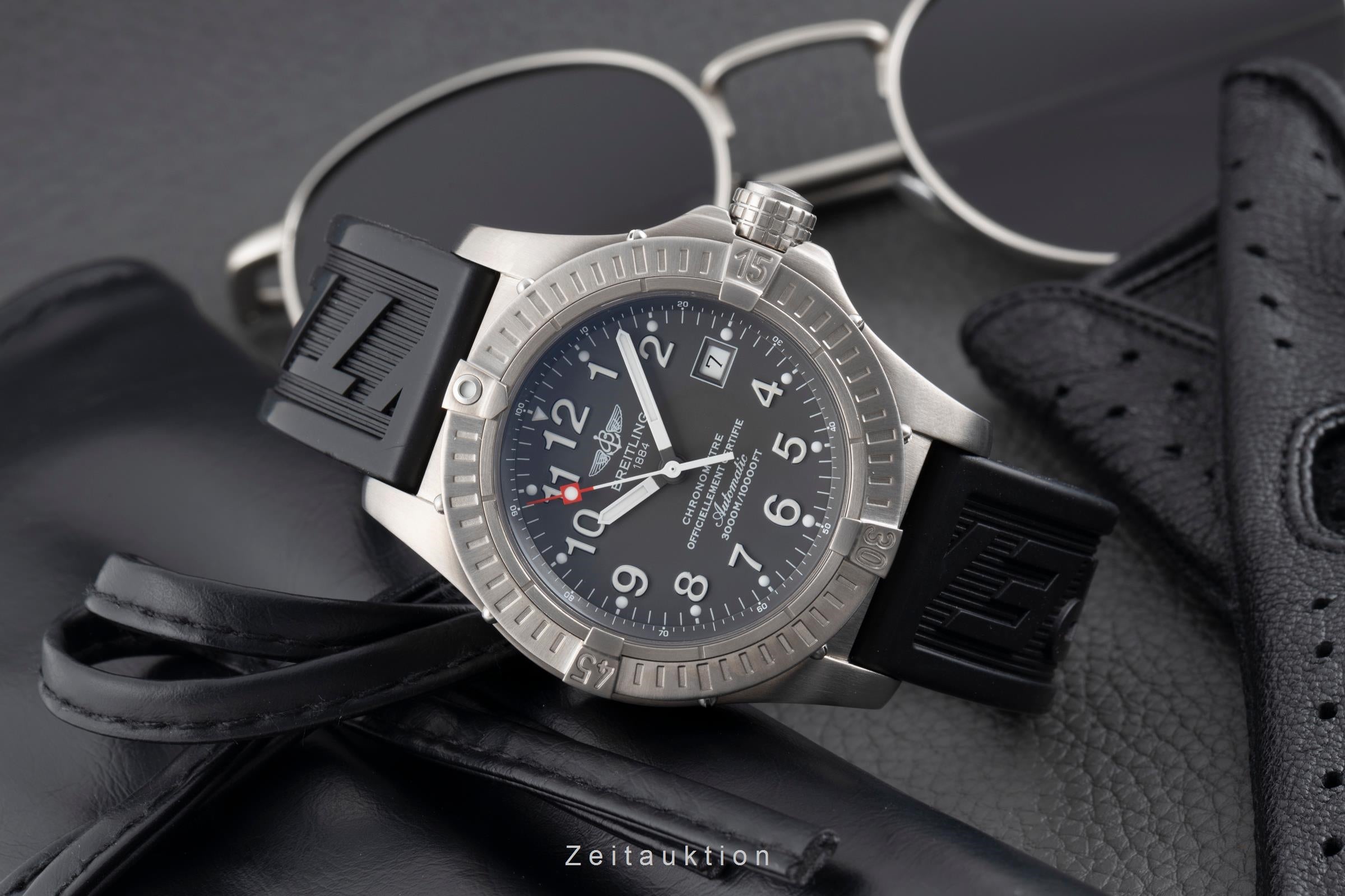 Breitling Avenger Seawolf titanio automático reloj para caballeros E17370  [2503275]