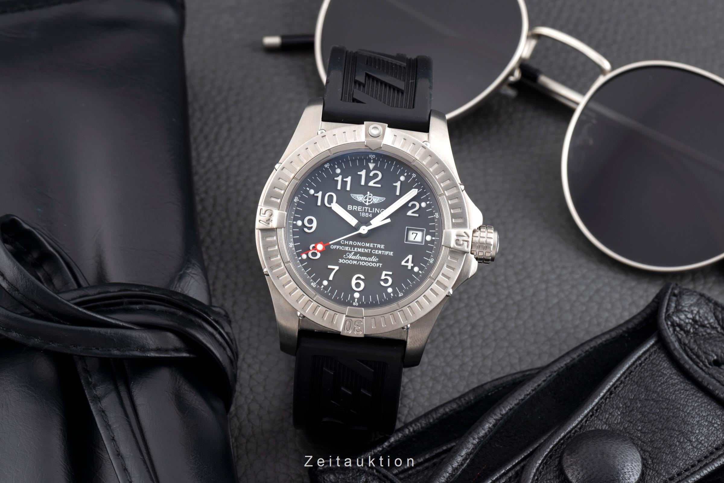 Breitling Avenger Seawolf titanio automático reloj para caballeros E17370  [2503275]
