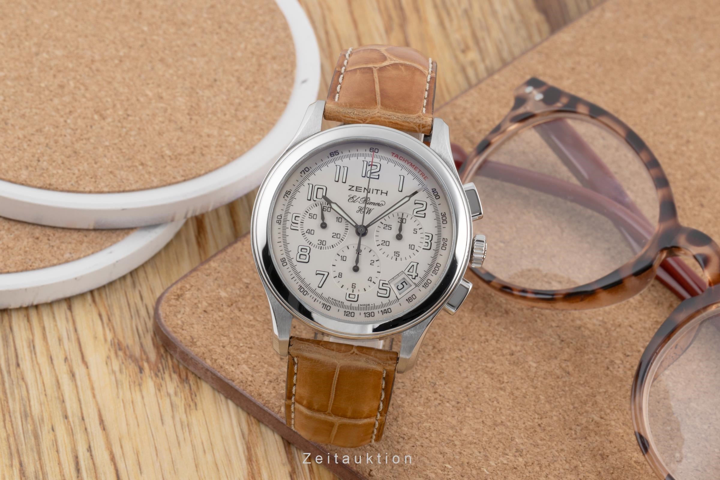 Zenith El Primero chronograph steel manual winding men's watch 01.0500.420  [2503276]