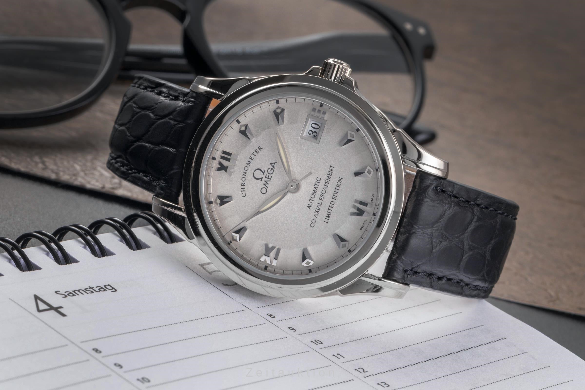 Omega De Ville oro bianco 18 ct automatismo orologio da uomo 5941.31.31 Limited  [2503277]