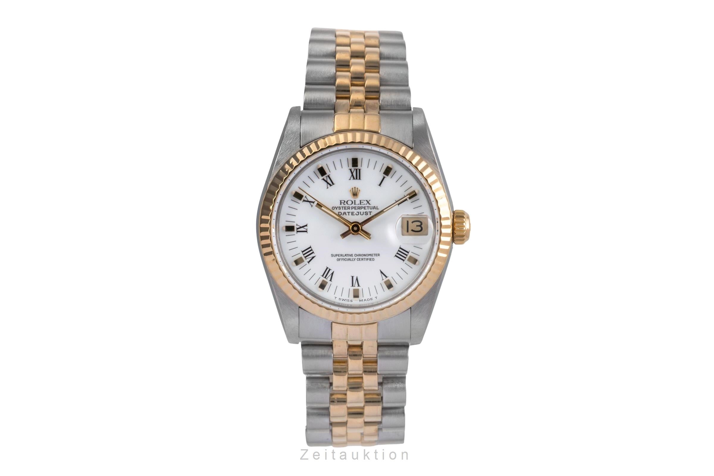 Rolex Datejust acier / or  automatique montre pour femmes 68273  [2503286]