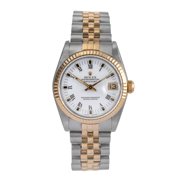 Rolex Datejust acier / or  automatique montre pour femmes 68273  [2503286]