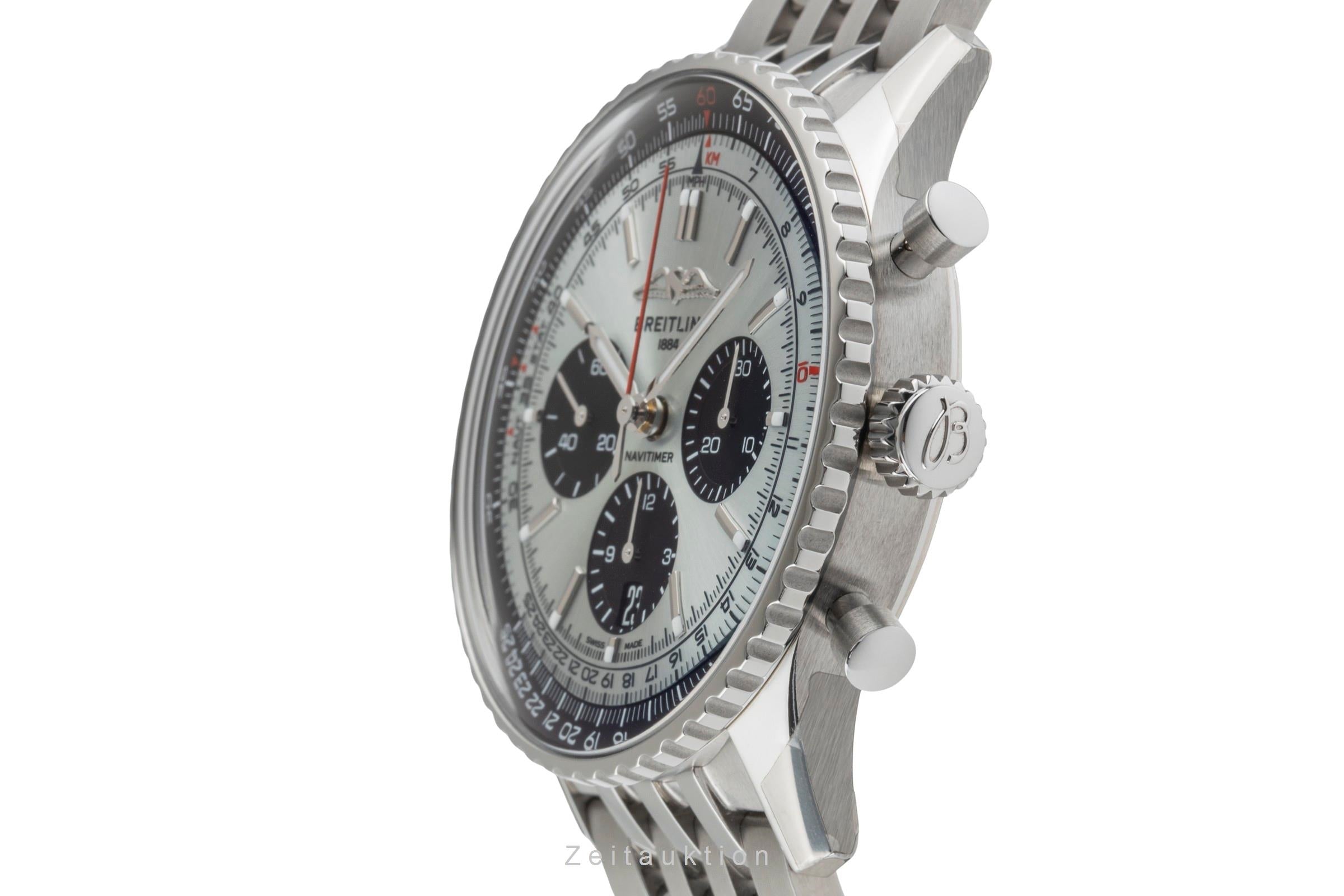 Breitling Navitimer 01 chronograph steel automatic men's watch AB0138241G1A1 LP: 9650EUR  [2503292]