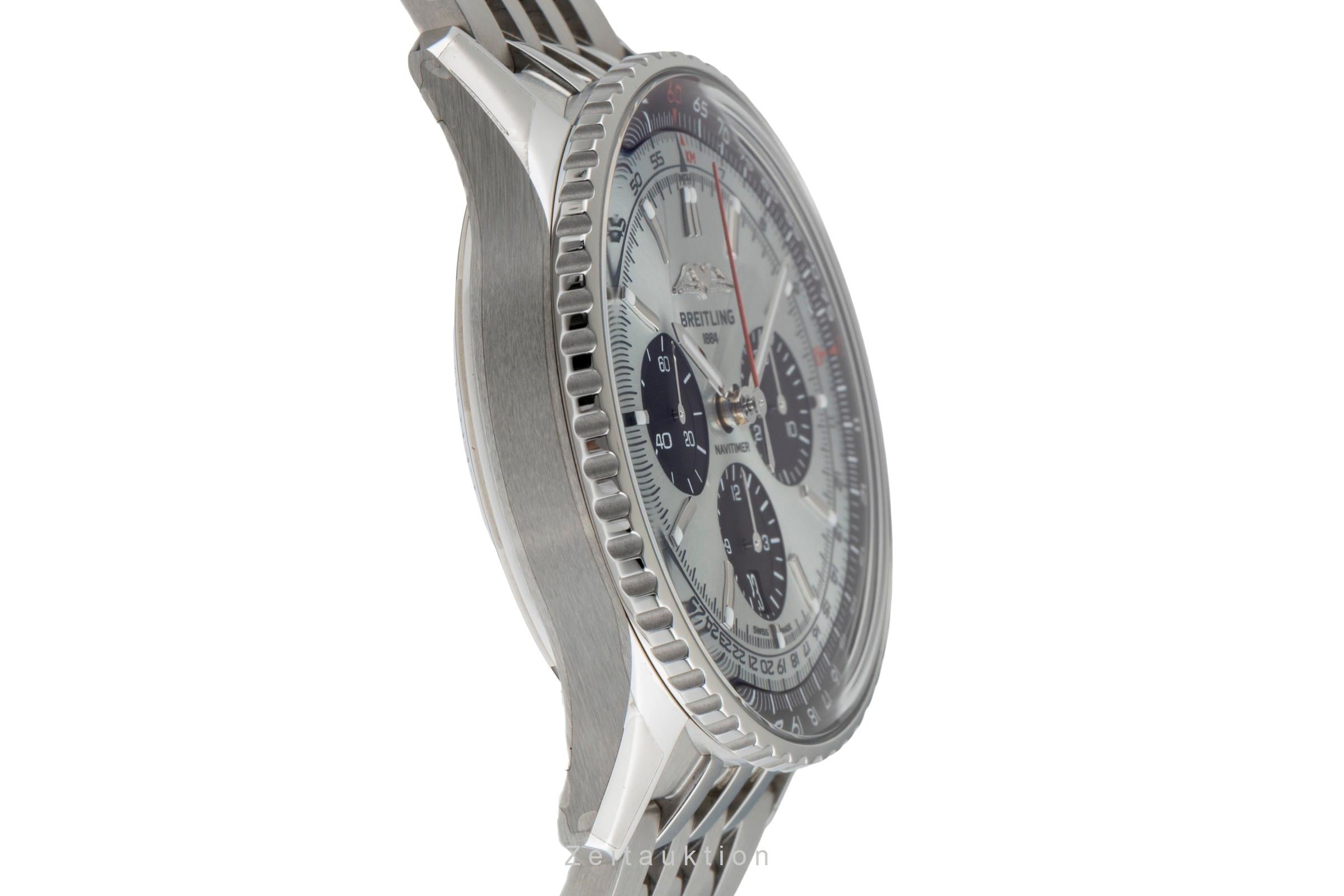 Breitling Navitimer 01 chronograph steel automatic men's watch AB0138241G1A1 LP: 9650EUR  [2503292]