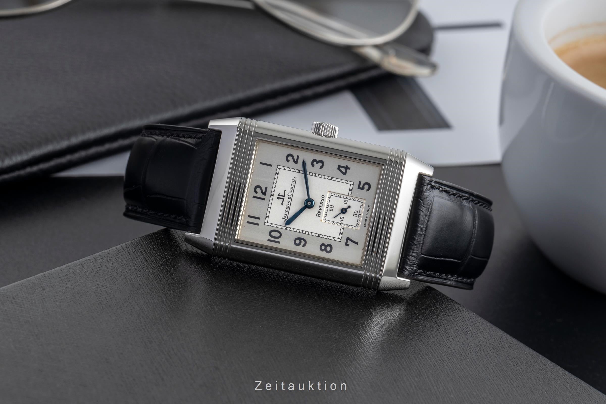 Jaeger LeCoultre Reverso acero cuerda manual reloj para caballeros 270.8.62 LP: 11100EUR  [2503294]