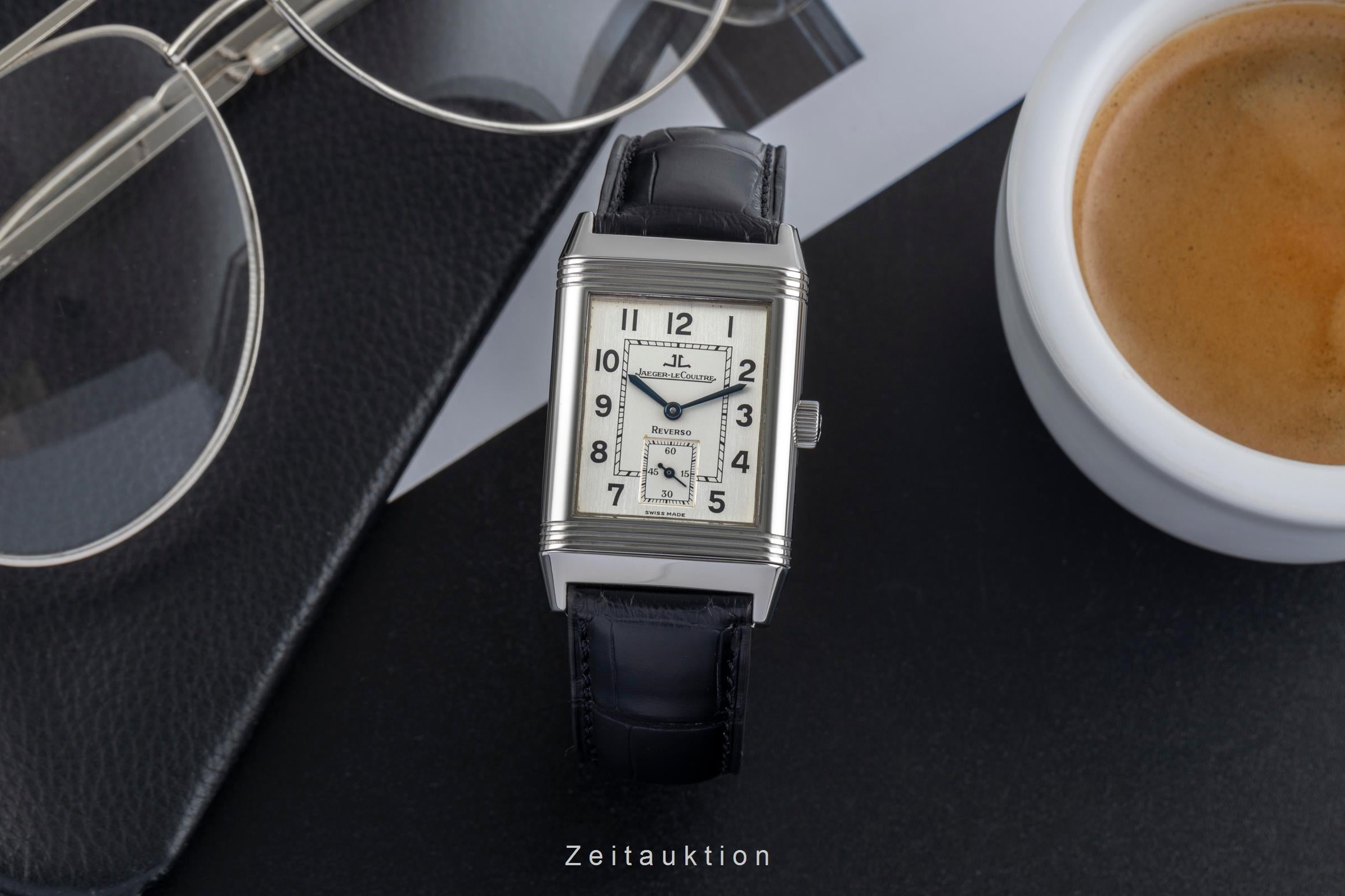 Jaeger LeCoultre Reverso acero cuerda manual reloj para caballeros 270.8.62 LP: 11100EUR  [2503294]
