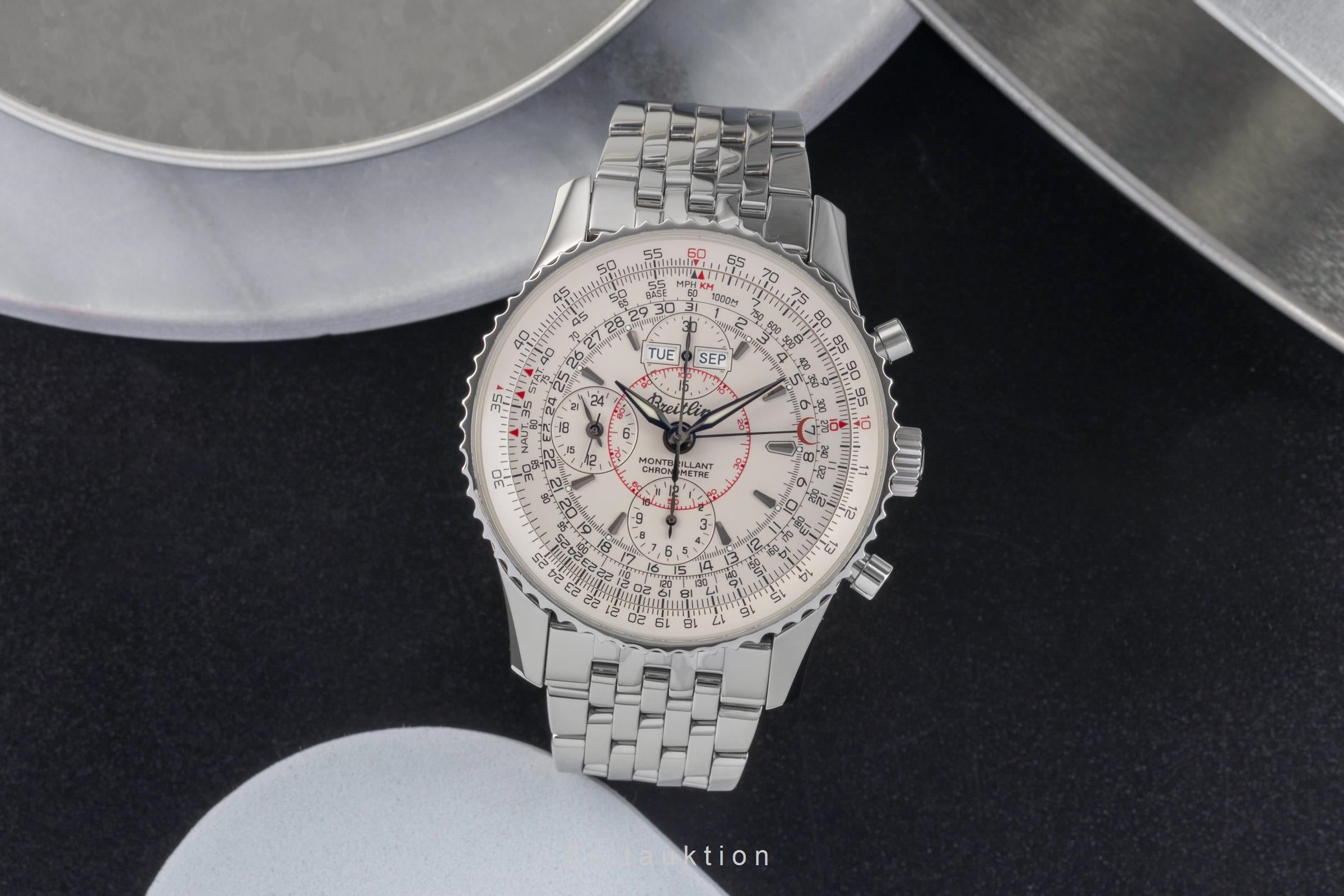 Breitling Montbrillant Datora Chronograph Stahl Automatik Ref. A21330 A213G18NP [2503295]