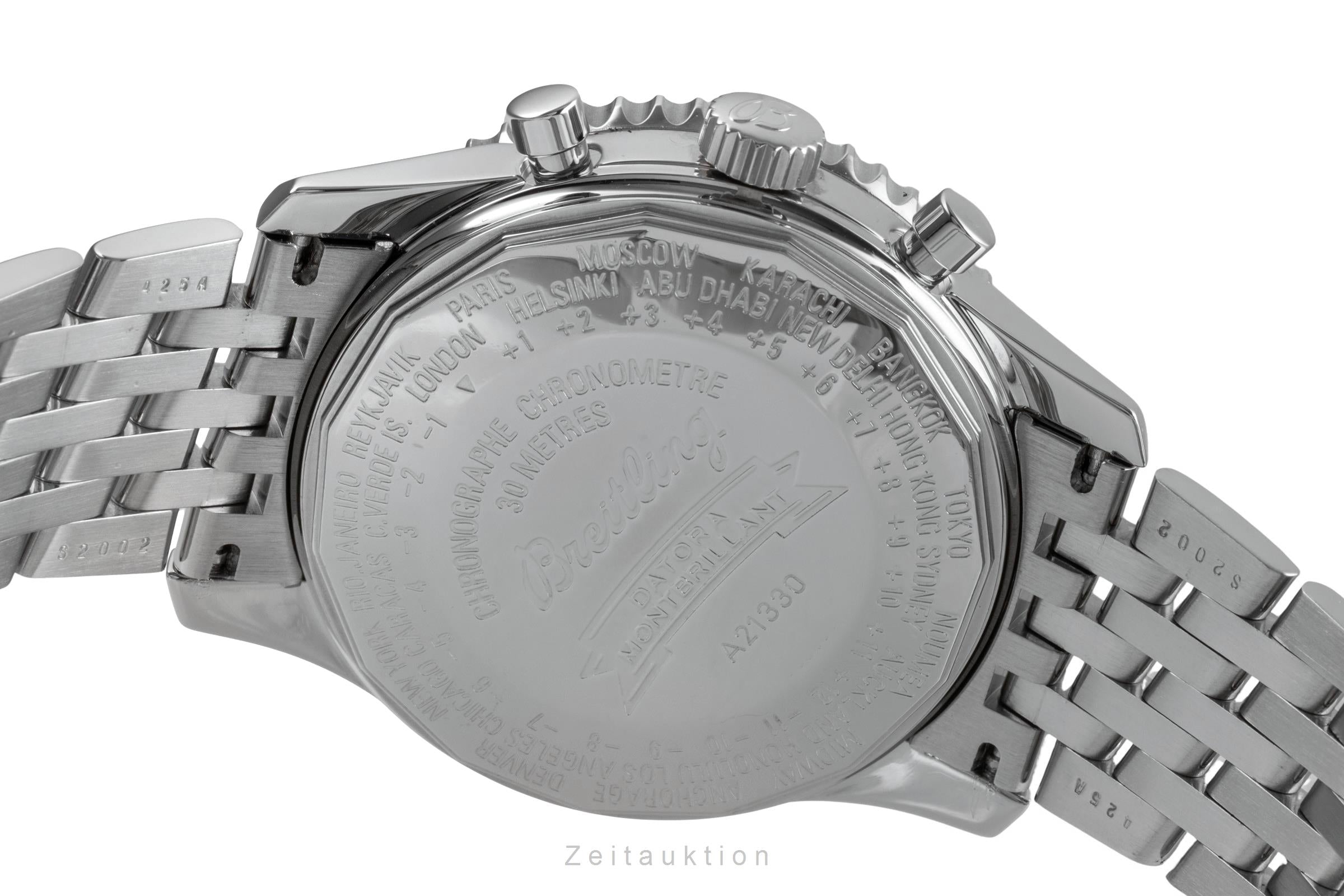Breitling Montbrillant Datora Chronograph Stahl Automatik Ref. A21330 A213G18NP [2503295]