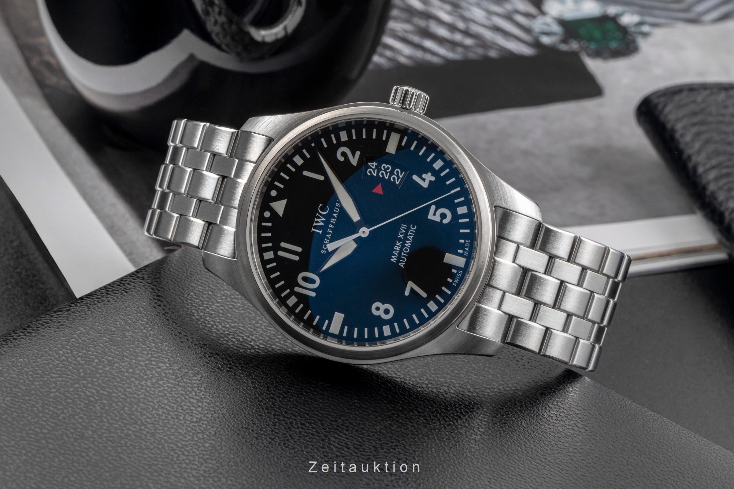 IWC Schaffhausen Mark XVII Fliegeruhr Automatik Stahl Ref. IW326504 B&P 2014 [2503302]