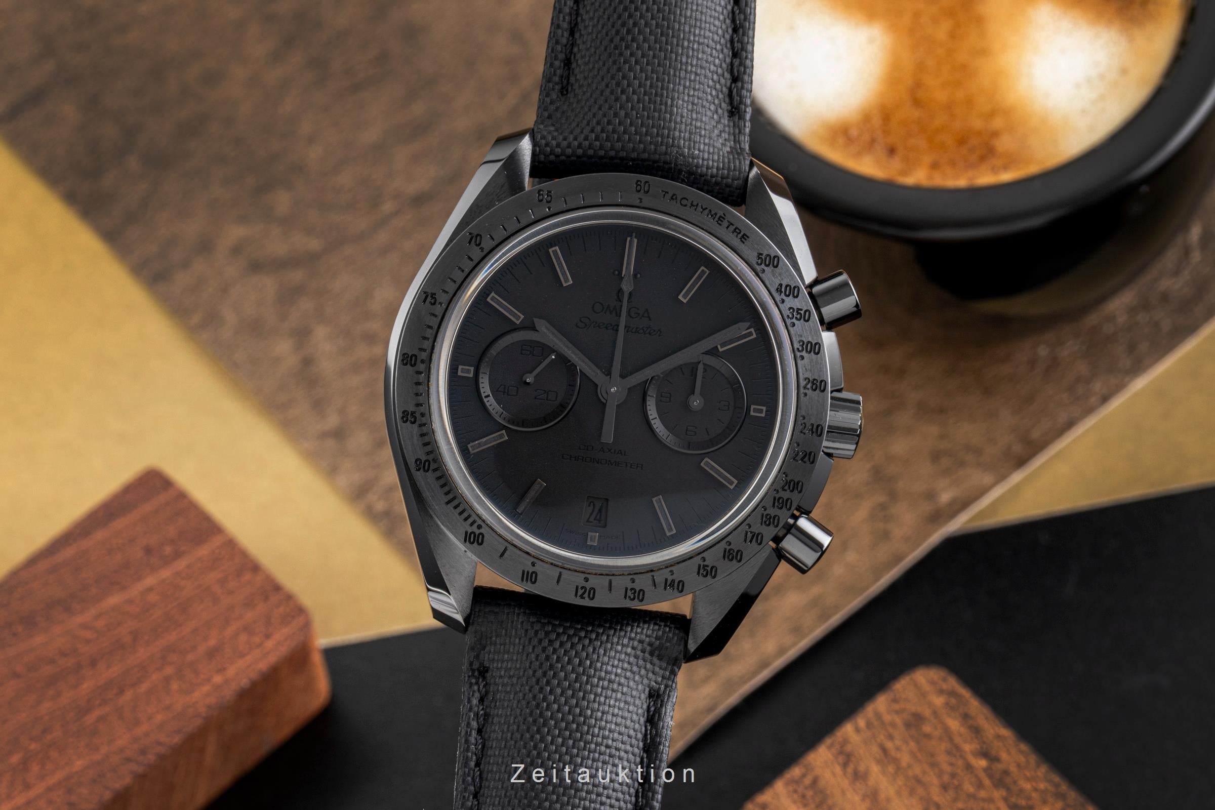 Omega Speedmaster Moonwatch chronograph ceramic automatic men's watch 311.92.44.51.01.005 LP: 13900EUR  [2503306]