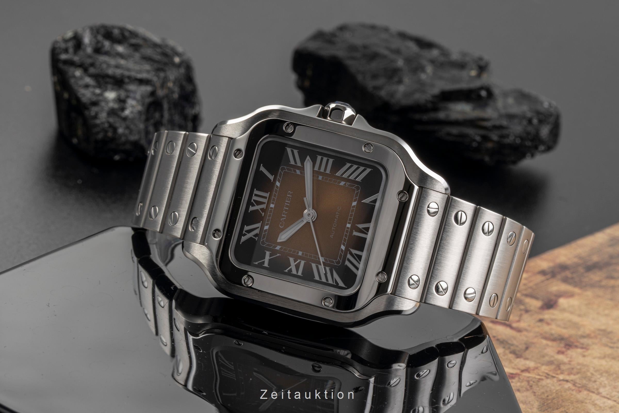 Cartier Santos acier automatique 1847 MC WSSA0065 2503307