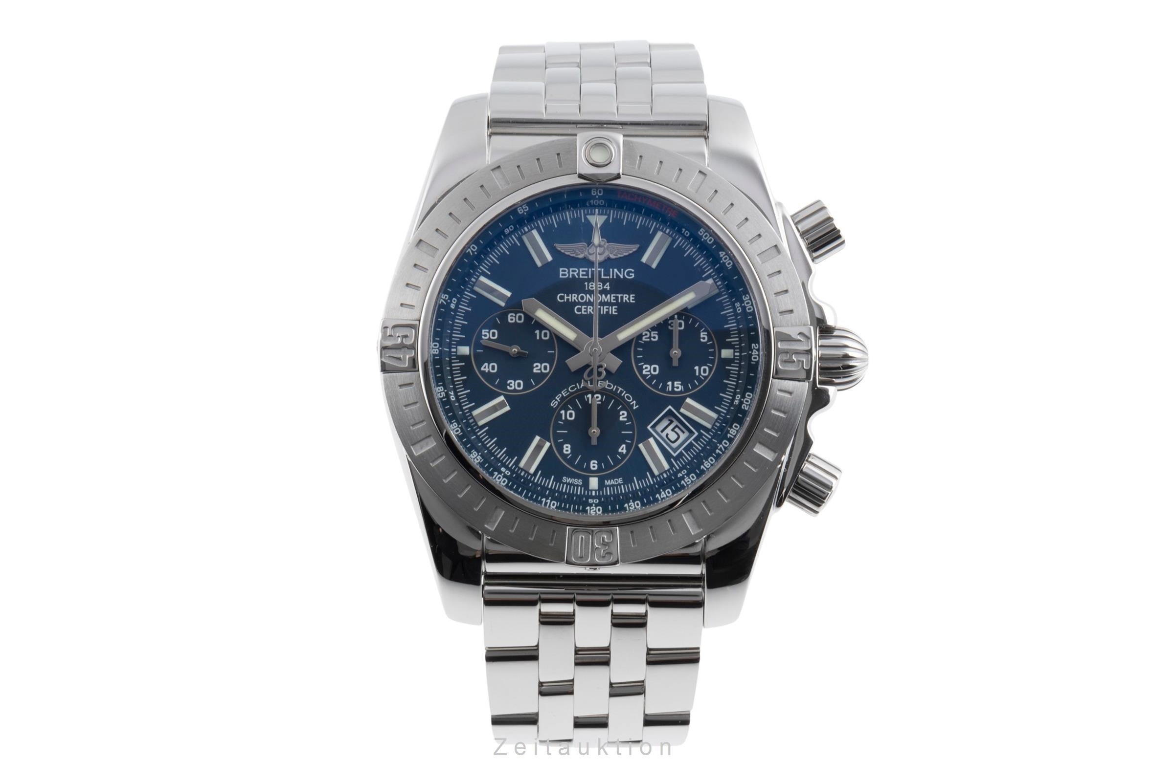 Breitling Chronomat 44 chronograph steel automatic men's watch AB011511/BF70  [2503309]