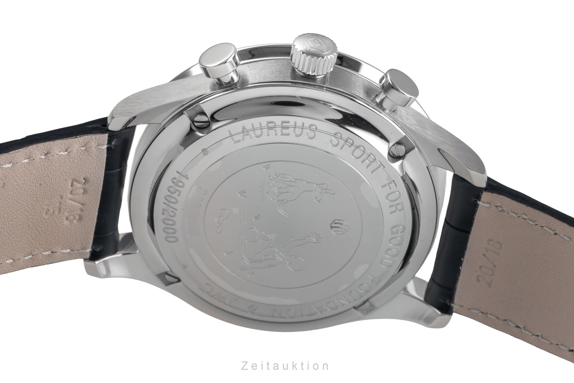 IWC Portugieser chronograph steel automatic men's watch IW371432 LP: 9100EUR Limited  [2503311]